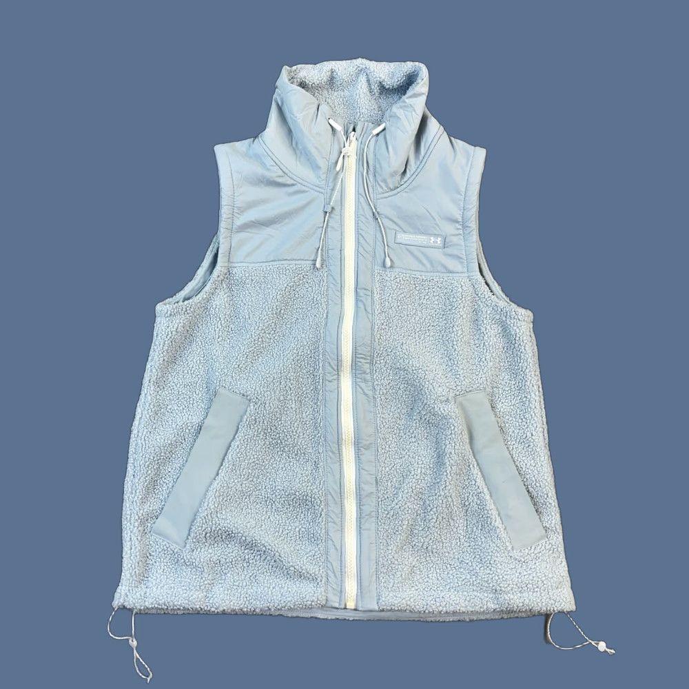 Under Armour Under Armour Vest Women's Small Blue Fleece UA Mission Boucle Full Zip Outdoor Size XL / US 12-14 / IT 48-50 - 1 Thumbnail