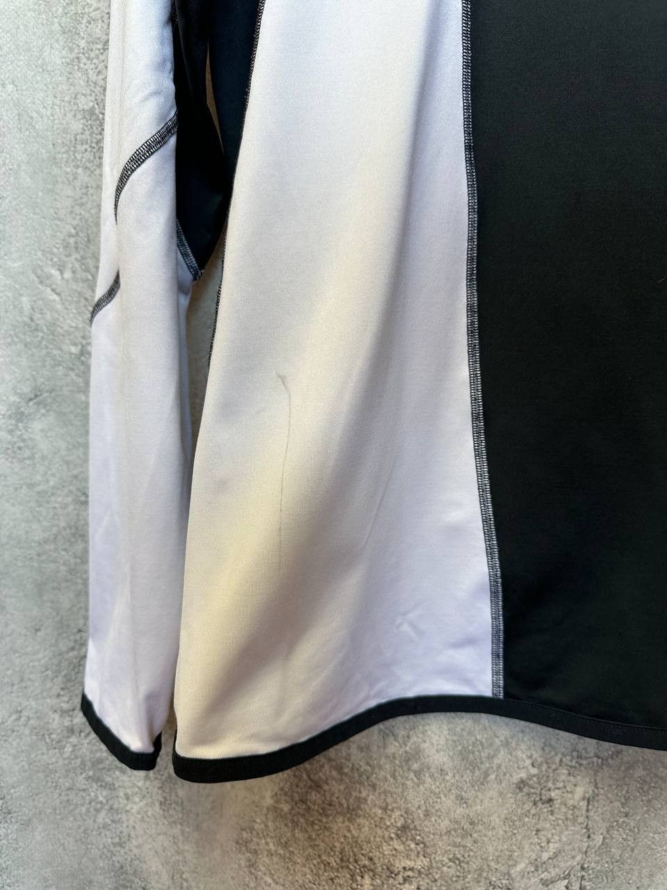 KJUS Kjus Half Zip Track Sweater White/Black Long Sleeve Thermo Size US M / EU 48-50 / 2 - 7 Thumbnail