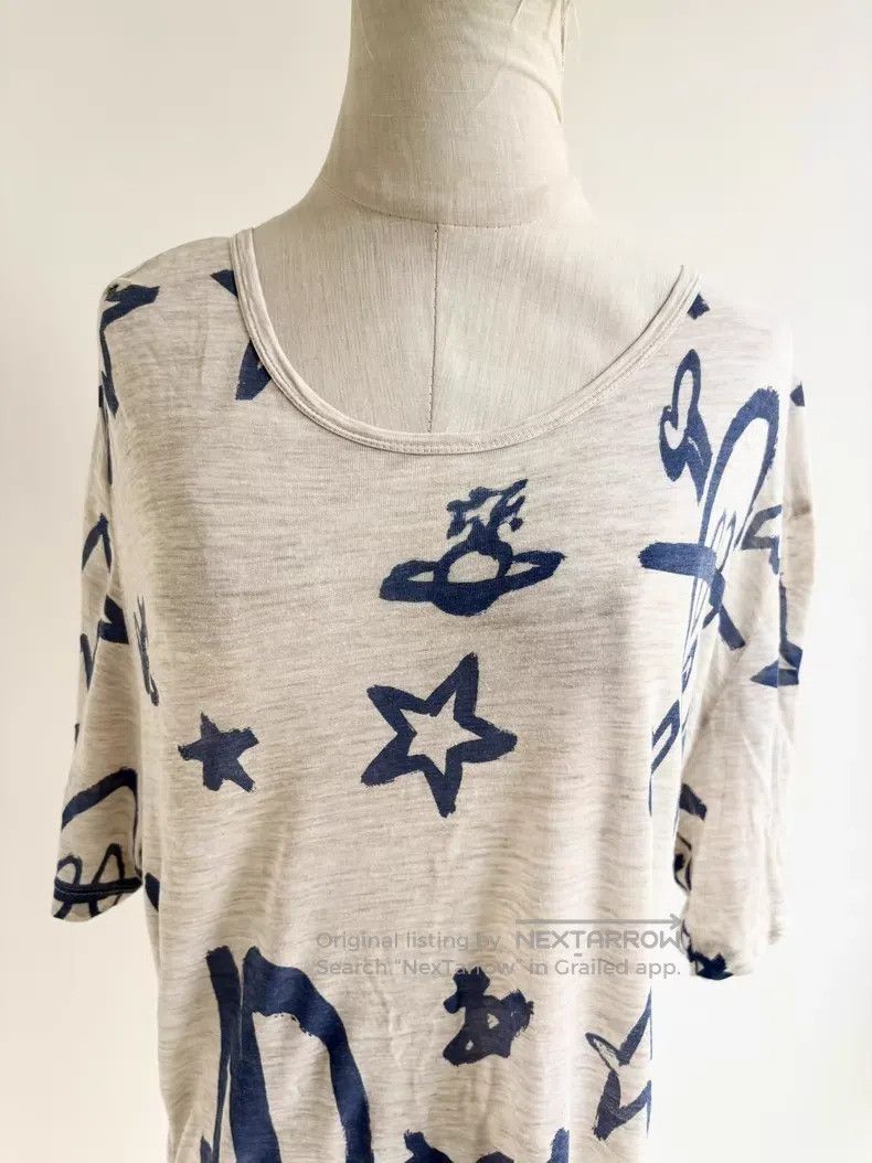 Vivienne Westwood Vivienne Westwood Graffiti Saturn Skull Star Short Sleeve Size XL / US 12-14 / IT 48-50 - 3 Thumbnail