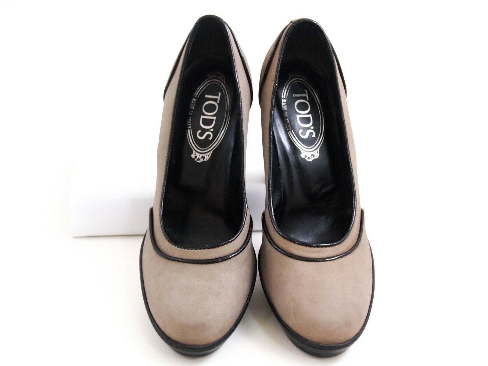 Tod's Tod's Heels Sandy Beige Suede Womens US 6 EU 36 Size US 6 / IT 36 - 3 Thumbnail