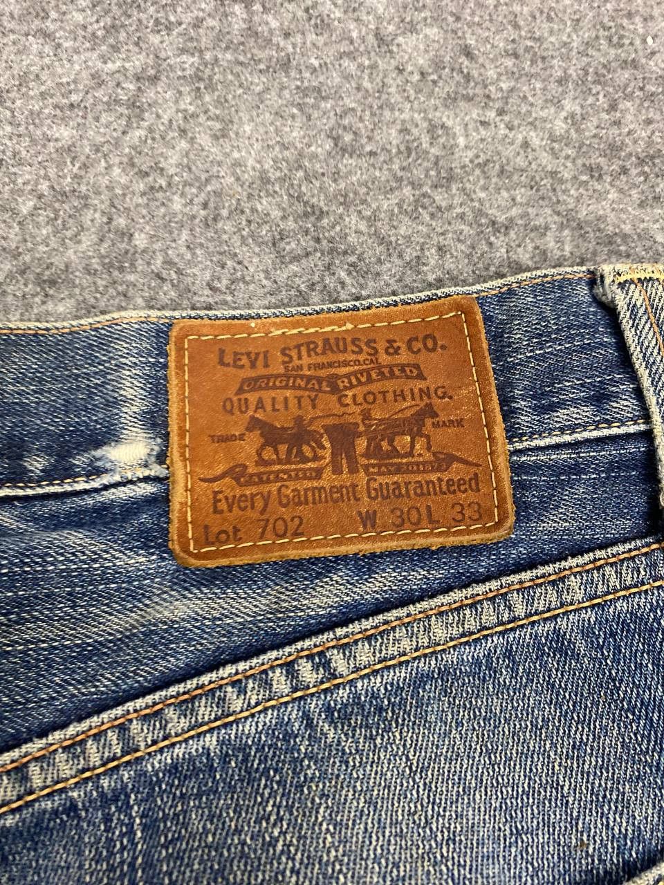 Levi's vintage levis 702 distressed denim Size US 32 / EU 48 - 6 Thumbnail