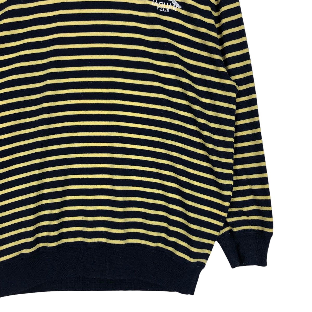 Japanese Brand × Vintage Vintage Jaguar Club Stripe Sweatshirt 90s Wear Medium #A2 Size US M / EU 48-50 / 2 - 4 Thumbnail