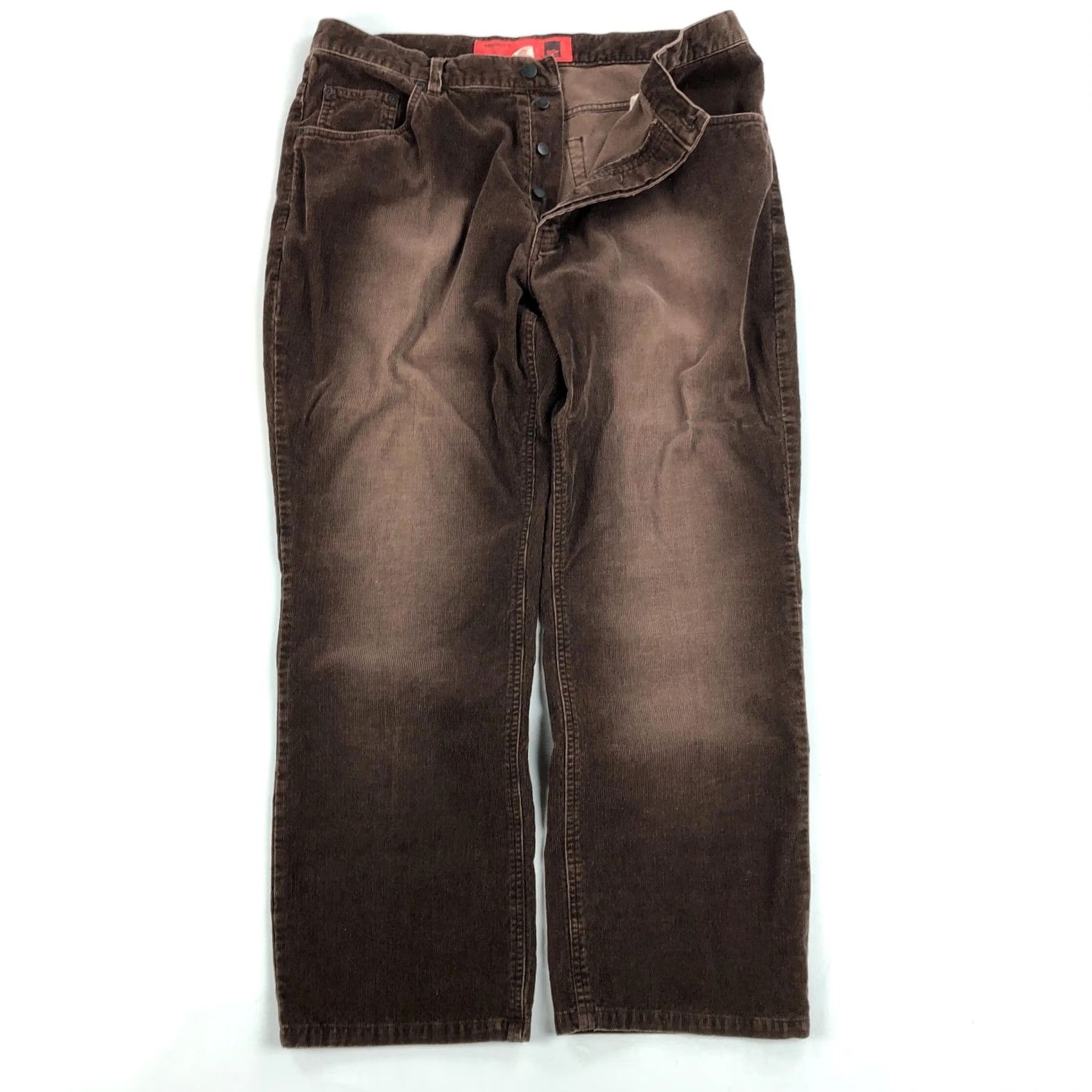 Mossimo Mossimo Men's Brown Corduroy Pants 38x30 Button Fly Straight Leg Size US 38 / EU 54 - 2 Thumbnail