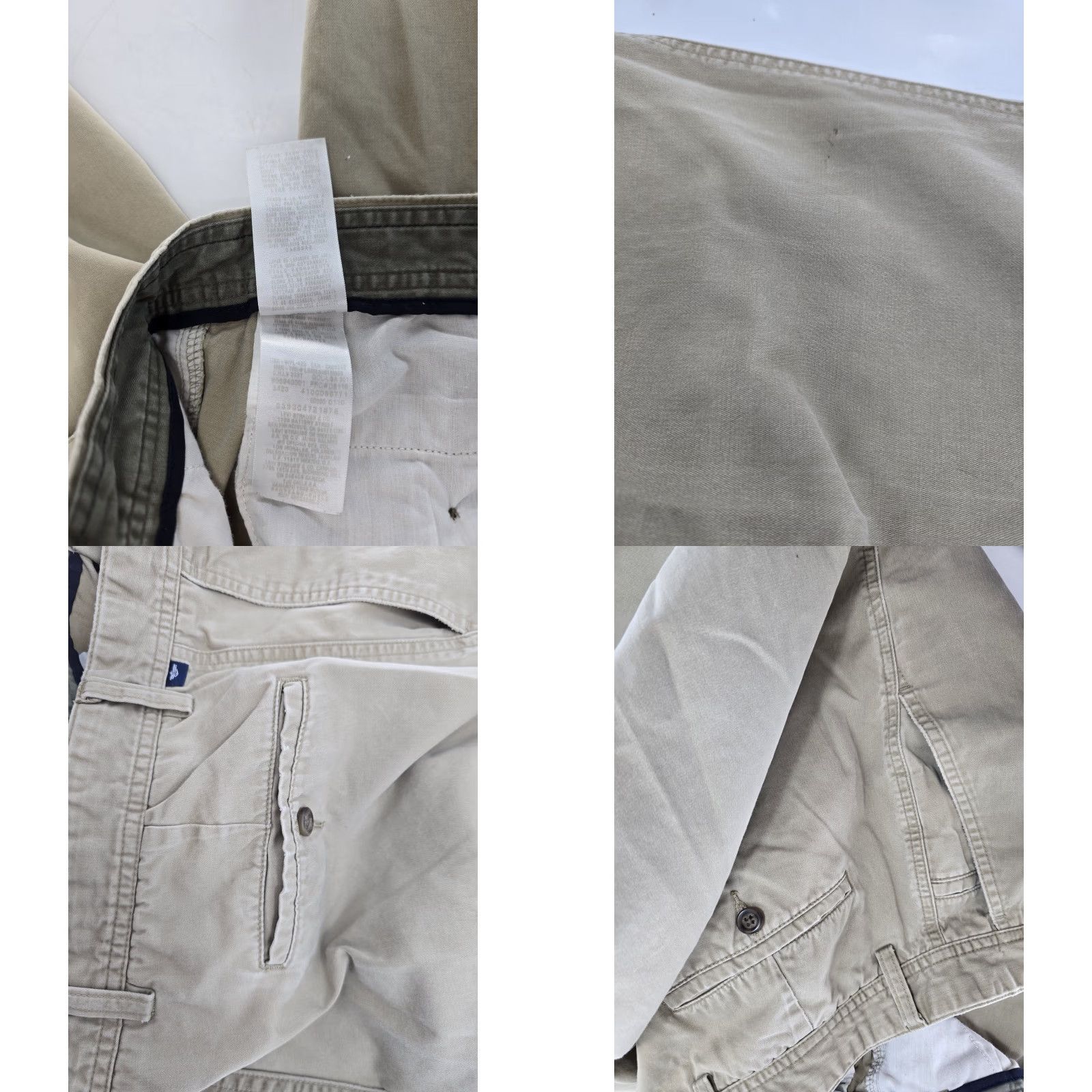 Dockers Dockers Men’s Chino Pants - Khaki - Size 38x34 - Cotton Elastane - Regular - Button Zip Pockets - Casual Business Travel Set Size US 38 / EU 54 - 8 Thumbnail