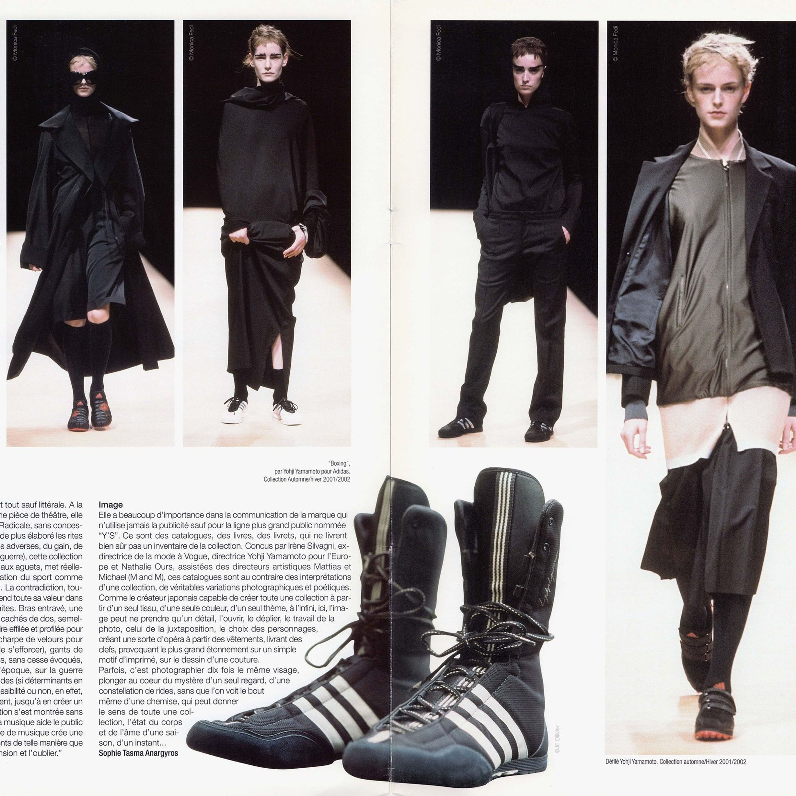 Adidas × Y-3 × Yohji Yamamoto adidas for Yohji Yamamoto AW01