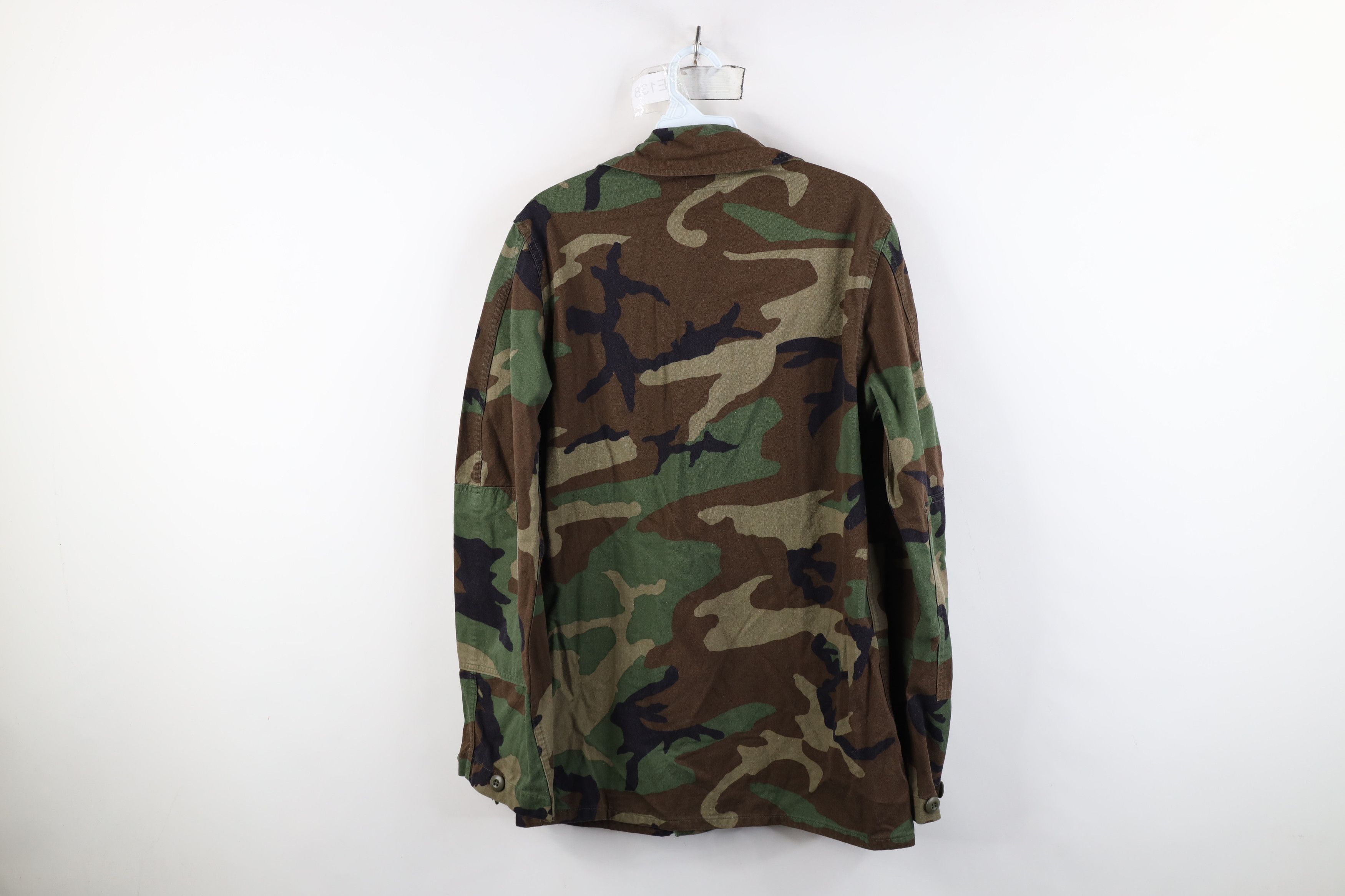 Vintage Vintage 80s USGI Stamp Woodland Camouflage Combat Jacket Size US S / EU 44-46 / 1 - 13 Thumbnail