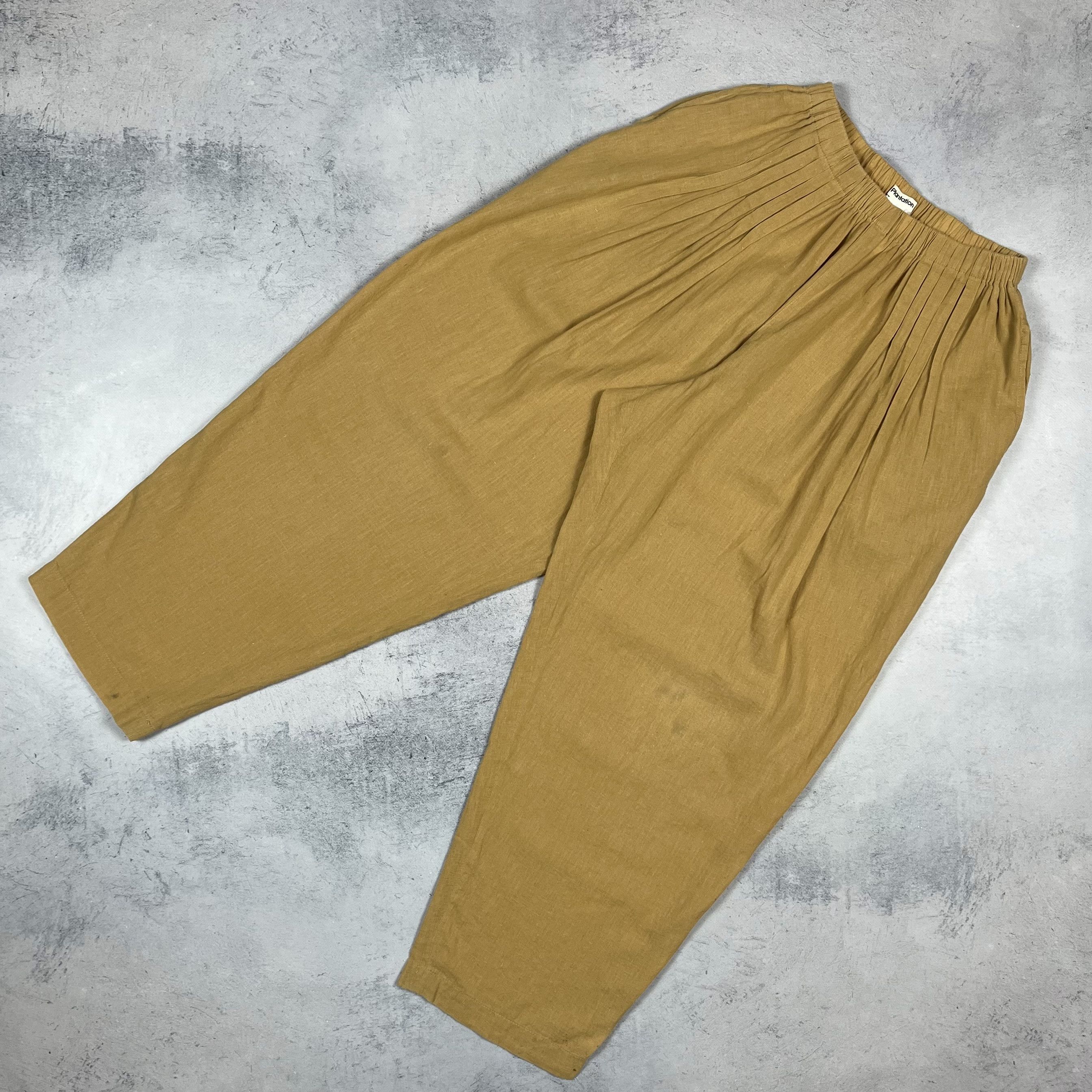 Issey Miyake Vintage Issey Miyake Plantation Pleated Pants 90’s Size 26" / US 2 / IT 38 - 4 Thumbnail