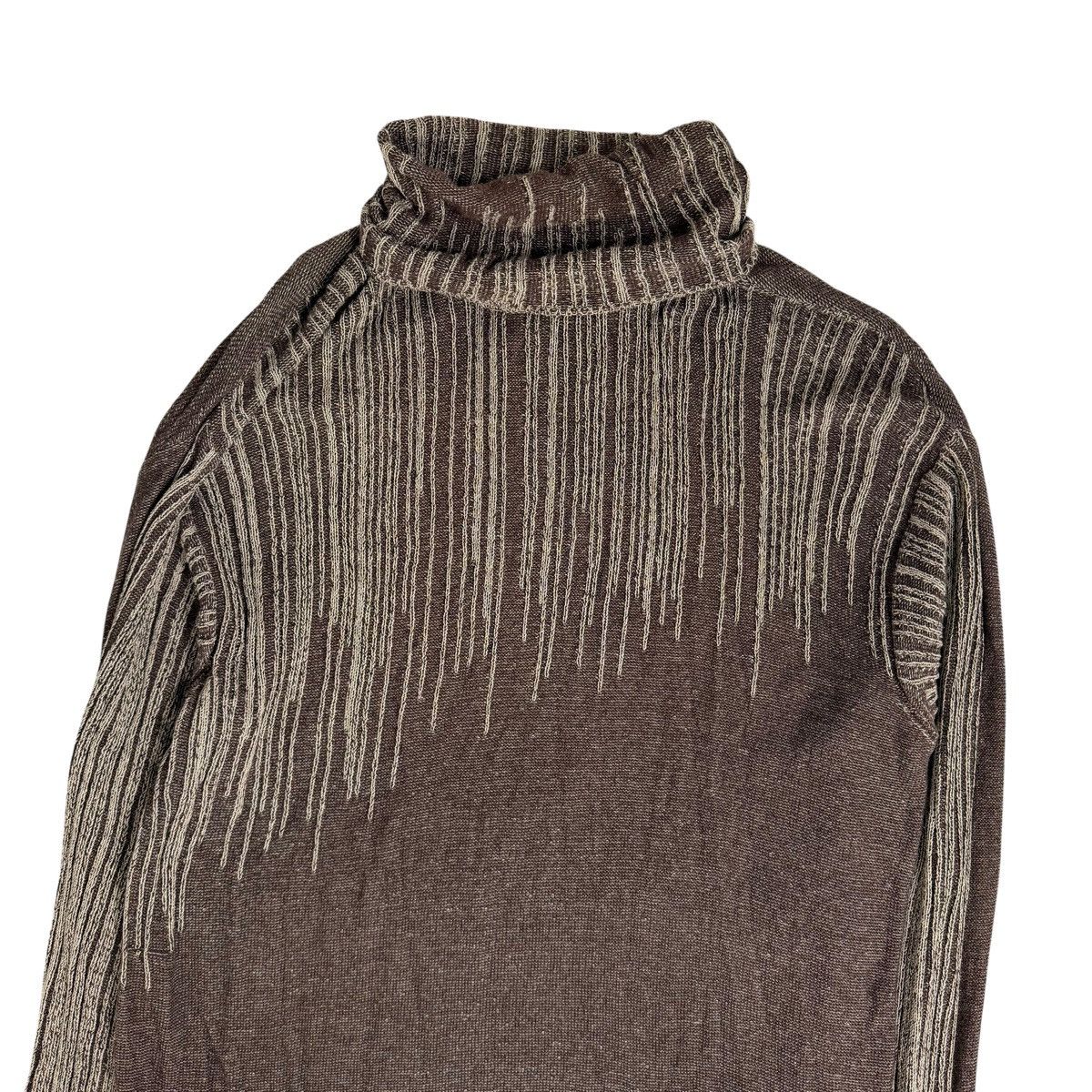 Versace Jeans Couture Vintage Elongated Turtleneck Sweater Dress Size M / US 6-8 / IT 42-44 - 3 Thumbnail