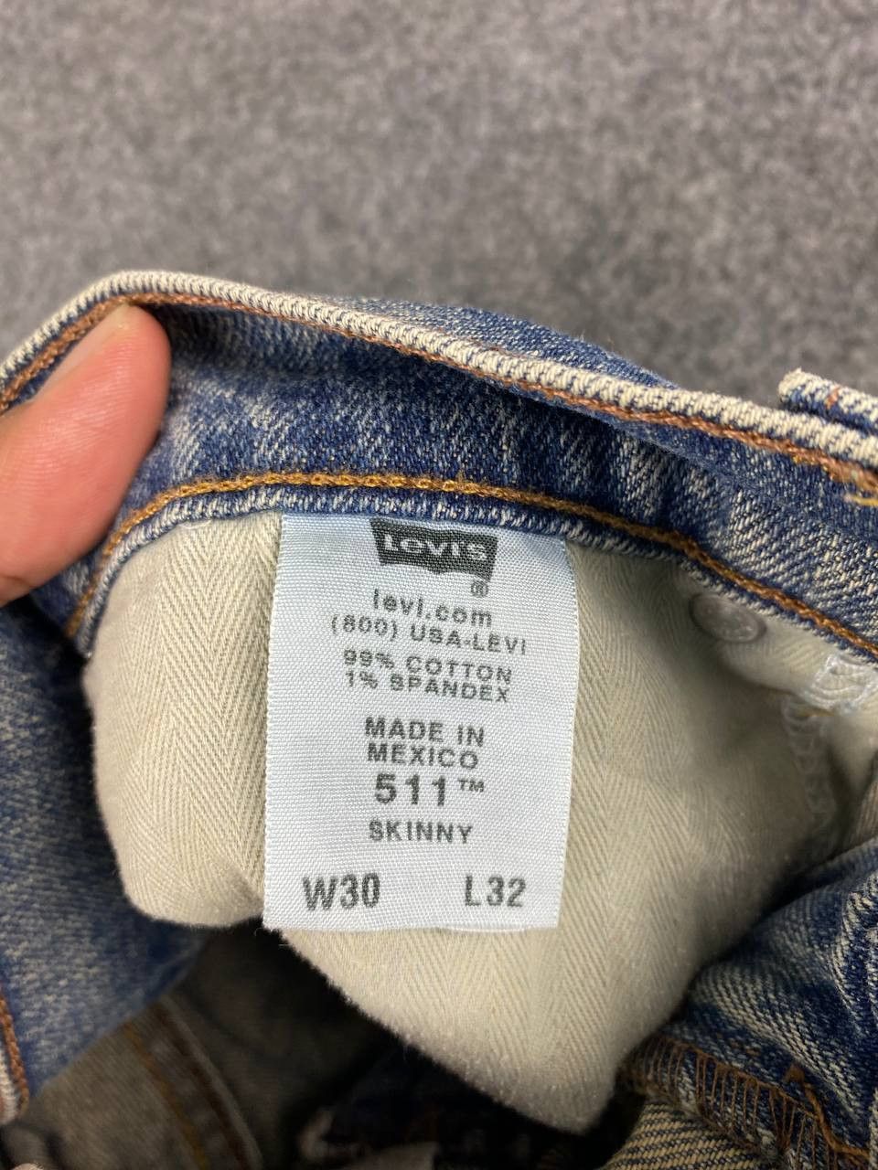 Levi's vintage levis 511 skinny denim nice design Size US 32 / EU 48 - 15 Thumbnail