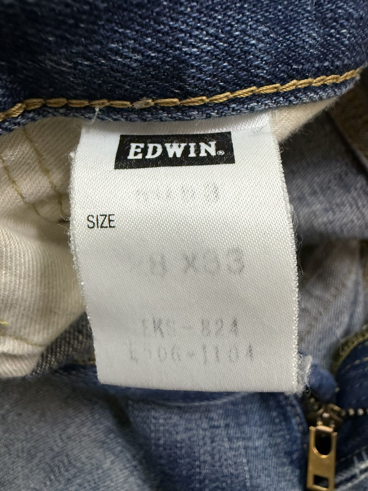 Edwin Vintage Edwin 505XX Orange Tag Cropped Cut Distressed Denim Size US 28 / EU 44 - 14 Thumbnail