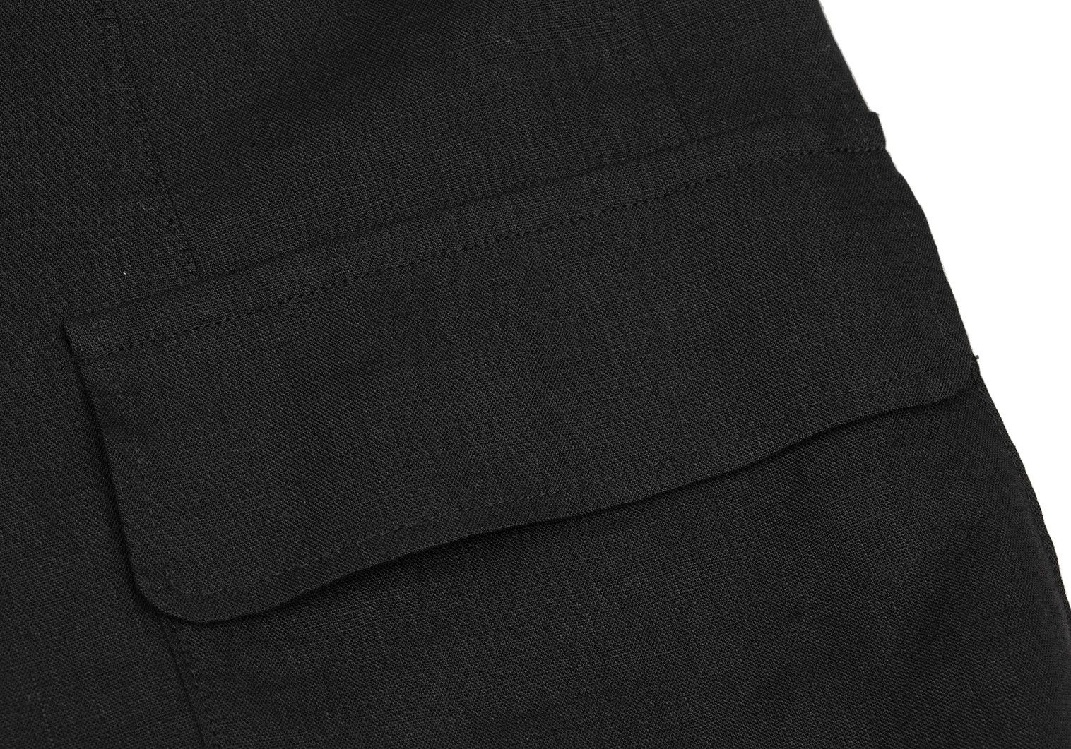 Yohji Yamamoto Yohji Yamamoto Linen Tailored Jacket Black 2 Size US M / EU 48-50 / 2 - 11 Thumbnail