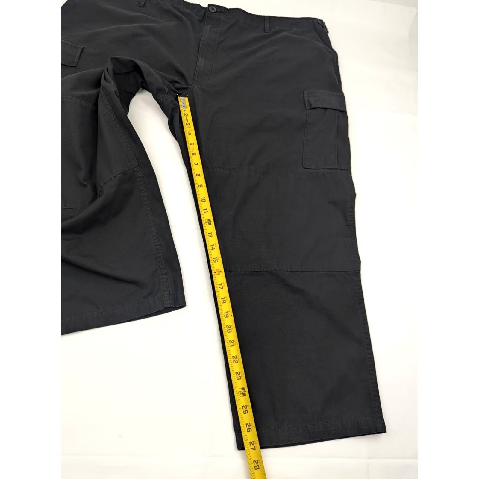 Propper Propper Tactical Ripstop Cargo Pants Men 3XL 48x27 Black Cargo Regular 6 Pocket Utility Belted Waist Jeans - Police EMS USA Style Size US 39 - 3 Thumbnail