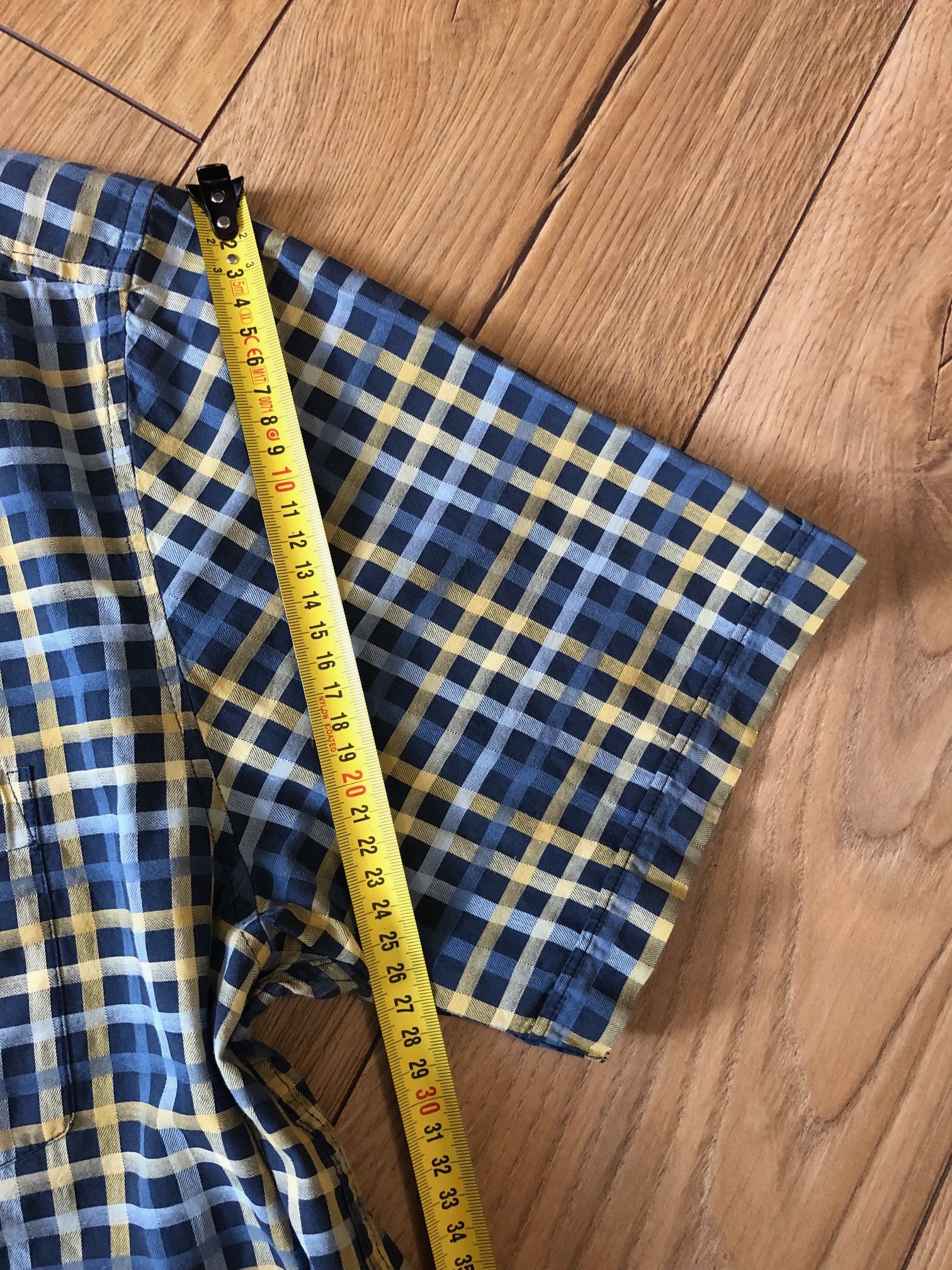 Other Men's shirt checkered blue-yellow 2XL/3XL Lerros Size US XXL / EU 58 / 5 - 4 Thumbnail
