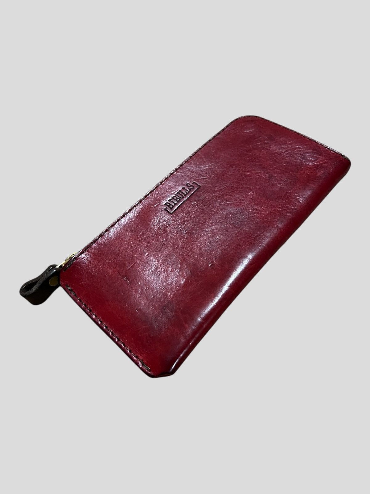 Redmoon Japan Hand Crafted Leather Bibulls L Shaped Zip Long Wallets Size ONE SIZE - 3 Thumbnail