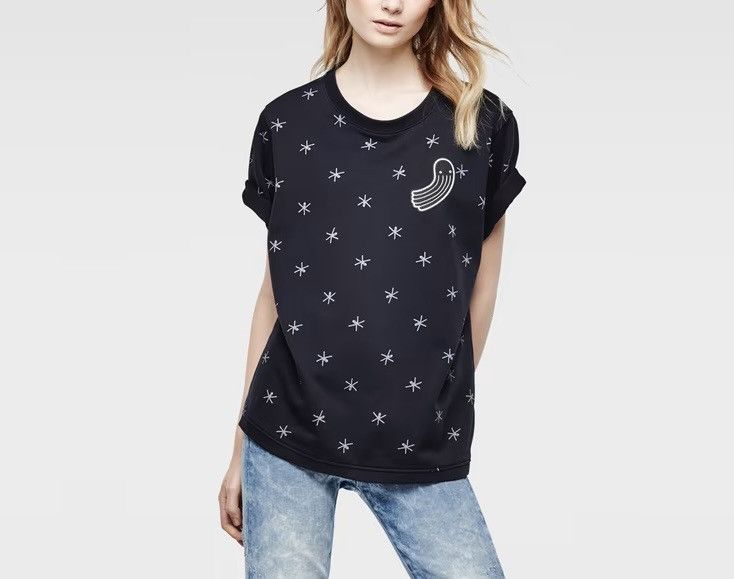 G-Star × Pharrell G-Star Raw x Pharrell Williams Oceans Loose Tee Womens S Size S / US 4 / IT 40 - 2 Thumbnail