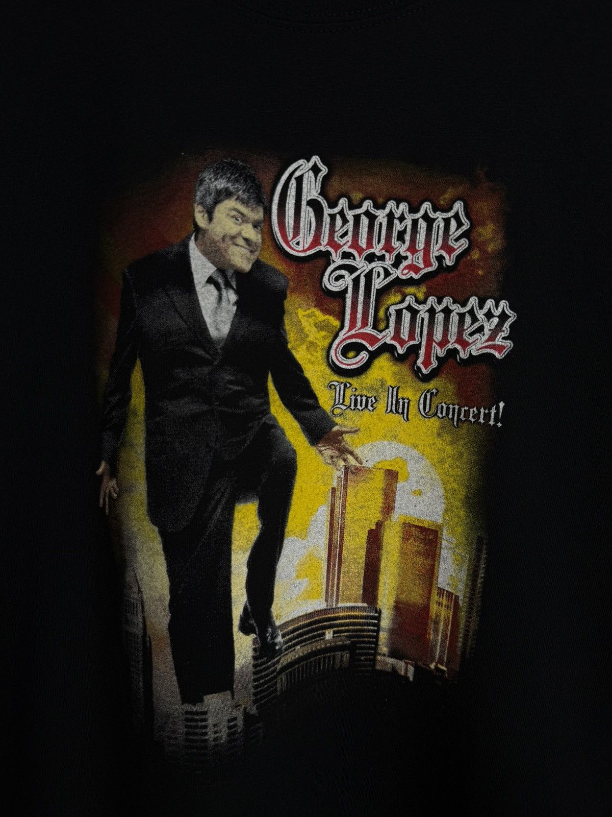 Vintage Vintage 00’ George Lopez Tour T-Shirt Adult Size Large Size US L / EU 52-54 / 3 - 3 Thumbnail