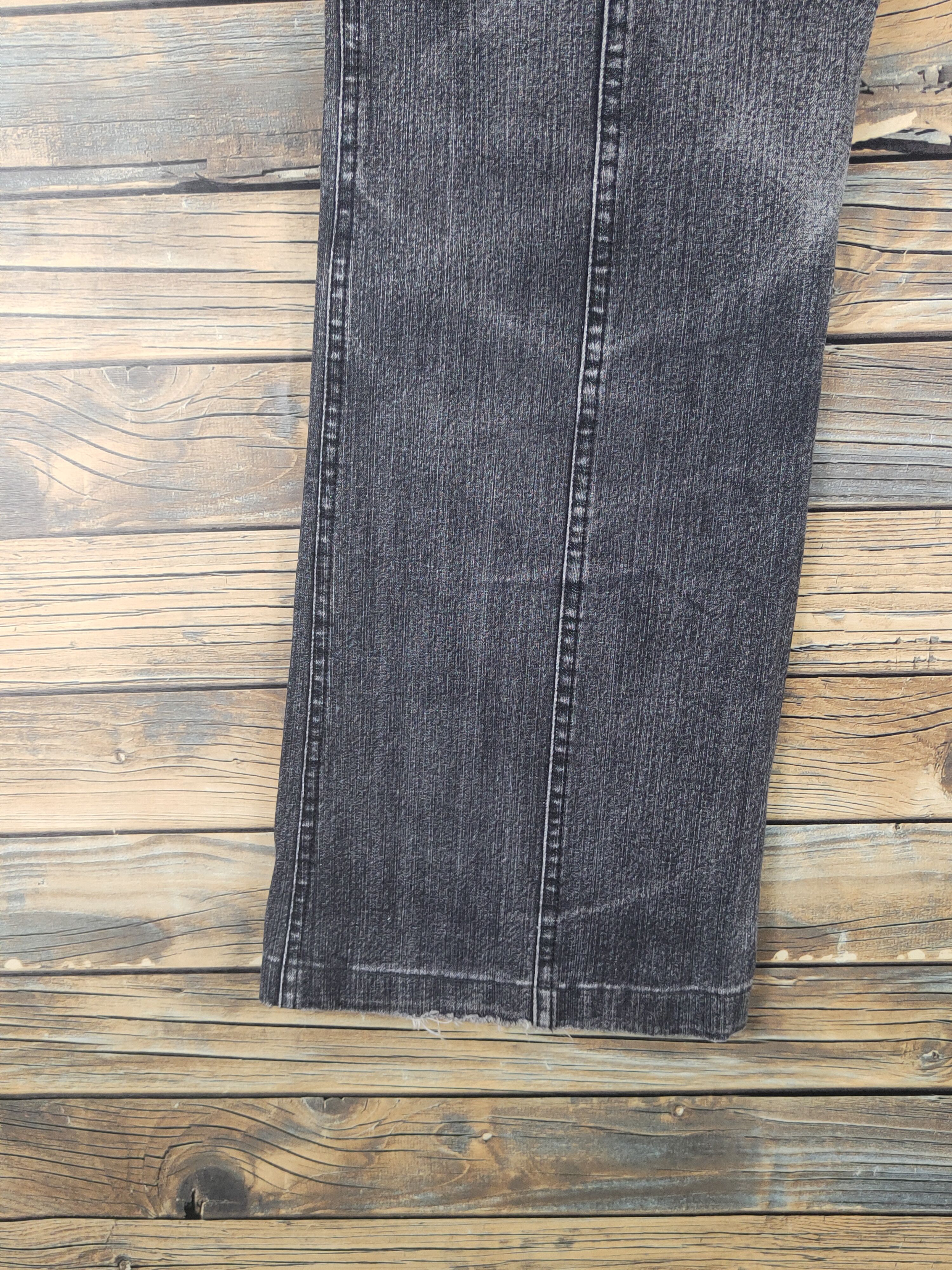 Japanese Brand Green Eye Black Distressed Ripped denim Jeans #W1607 Size 27" / US 4 / IT 40 - 10 Thumbnail