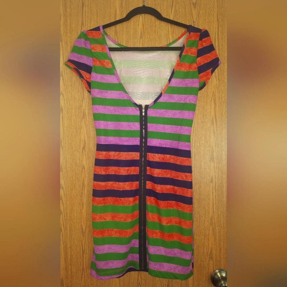 Designer Blue Rain Dress Size Small Size S / US 4 / IT 40 - 2 Thumbnail