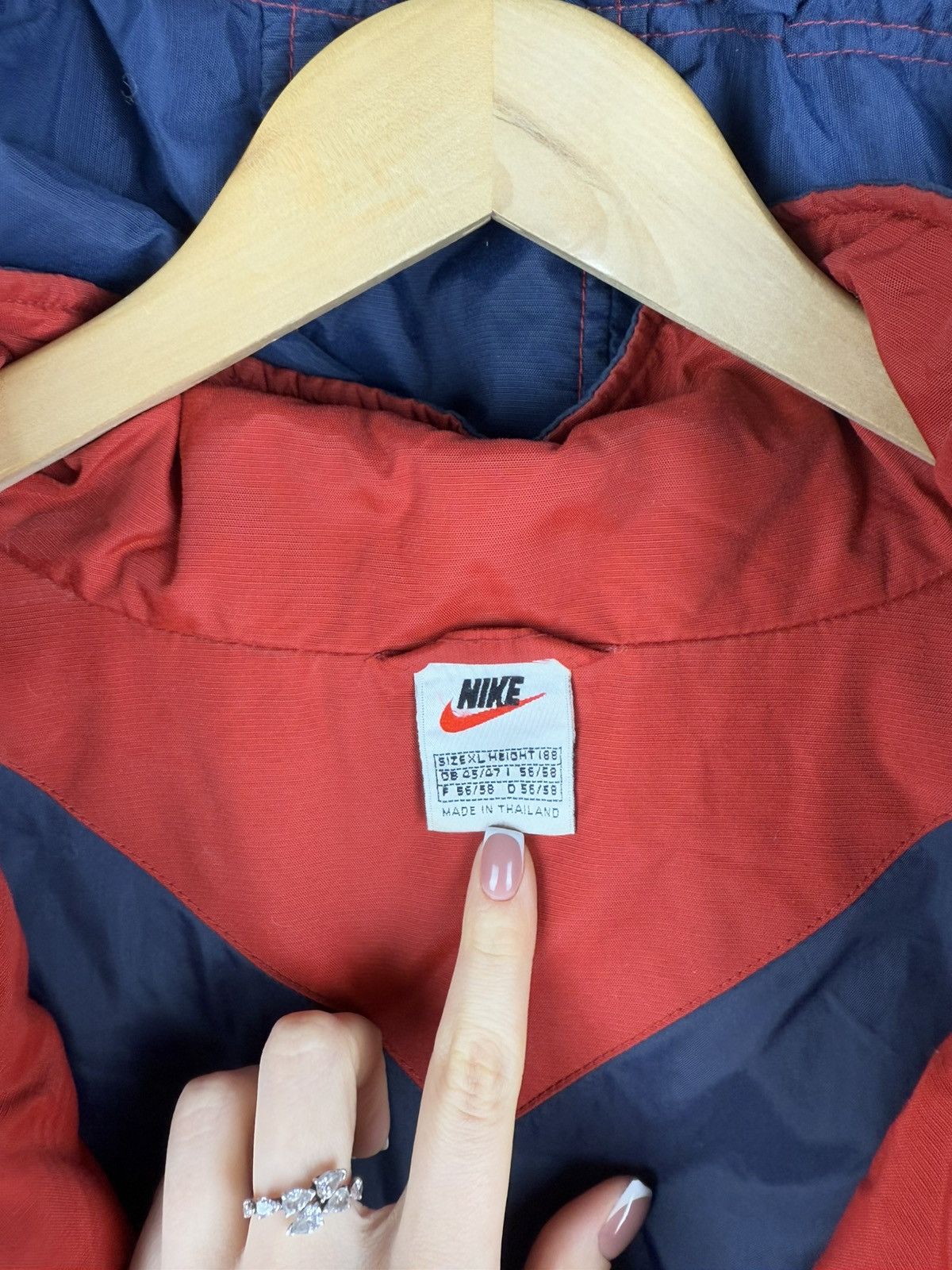 Nike Nike Vintage Y2K 90s Men’s 1/2 Zip Hooded Anorak Jacket Size US XL / EU 56 / 4 - 13 Thumbnail