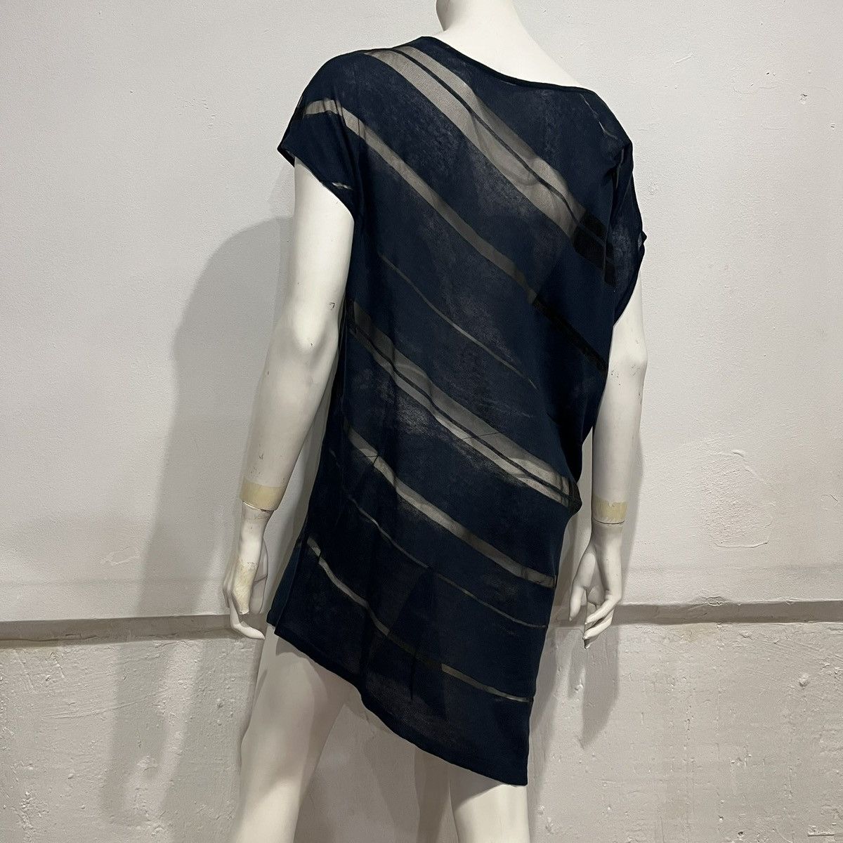 Issey Miyake Issey Miyake Striped See Through Dress Size M / US 6-8 / IT 42-44 - 2 Thumbnail