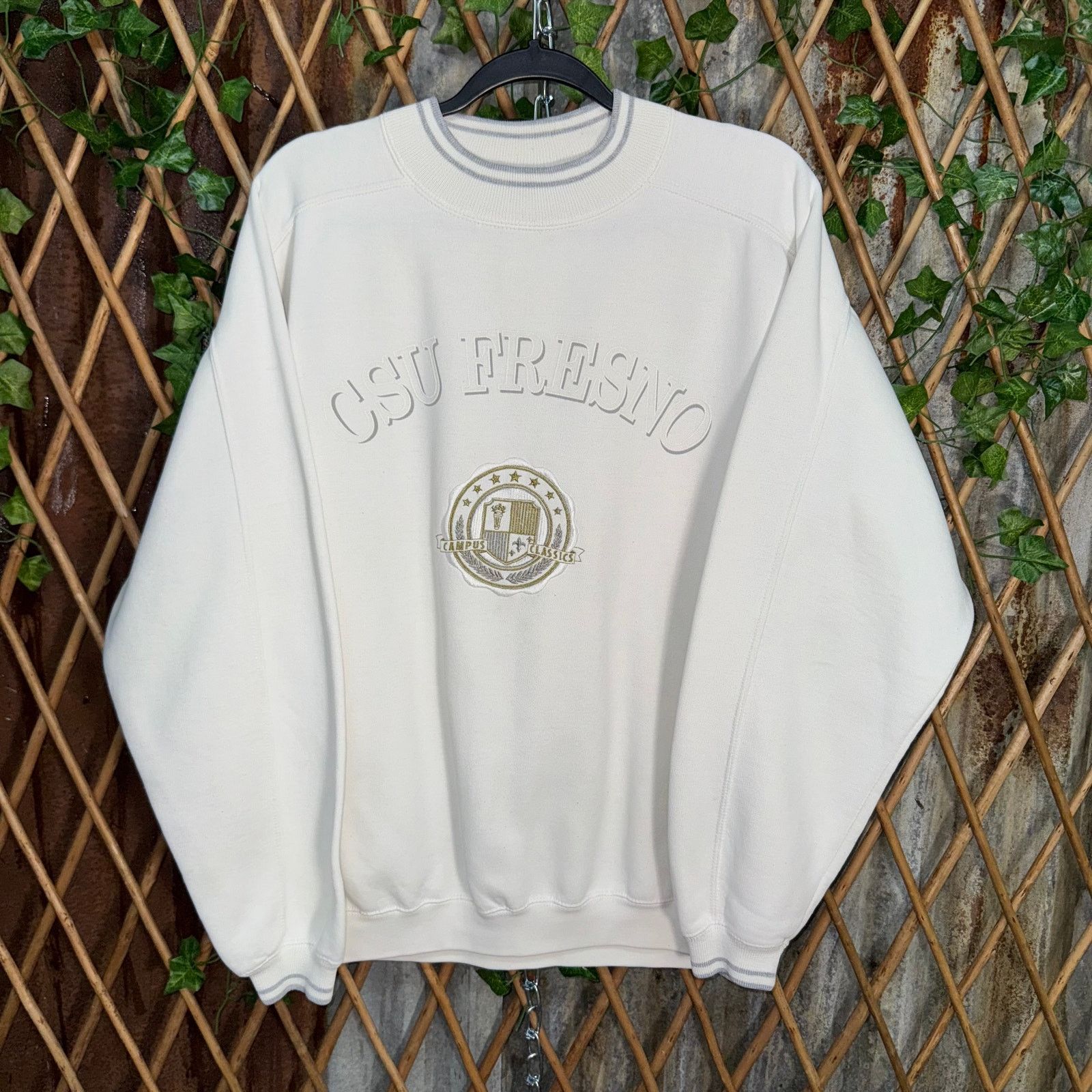 Vintage Vintage Y2K CSUF Fresno state university 1990s sweatshirt Size US L / EU 52-54 / 3 - 1 Thumbnail
