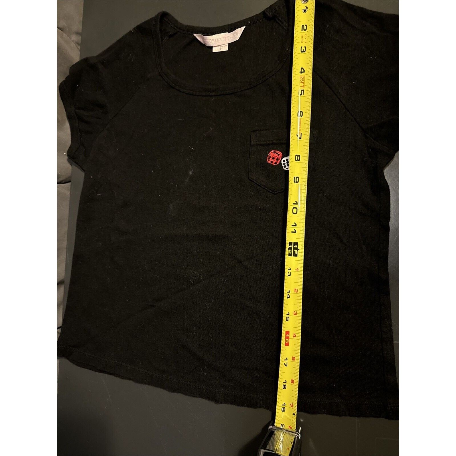 Victoria's Secret Victoria’s Secret Pair of Dice Pocket Tee STAIN Size Small V Size S / US 4 / IT 40 - 10 Thumbnail
