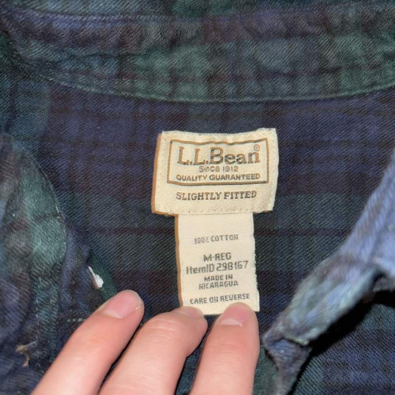 L.L. Bean Vintage 00s L.L. Bean Plaid Button Up Shirt Size US M / EU 48-50 / 2 - 3 Thumbnail