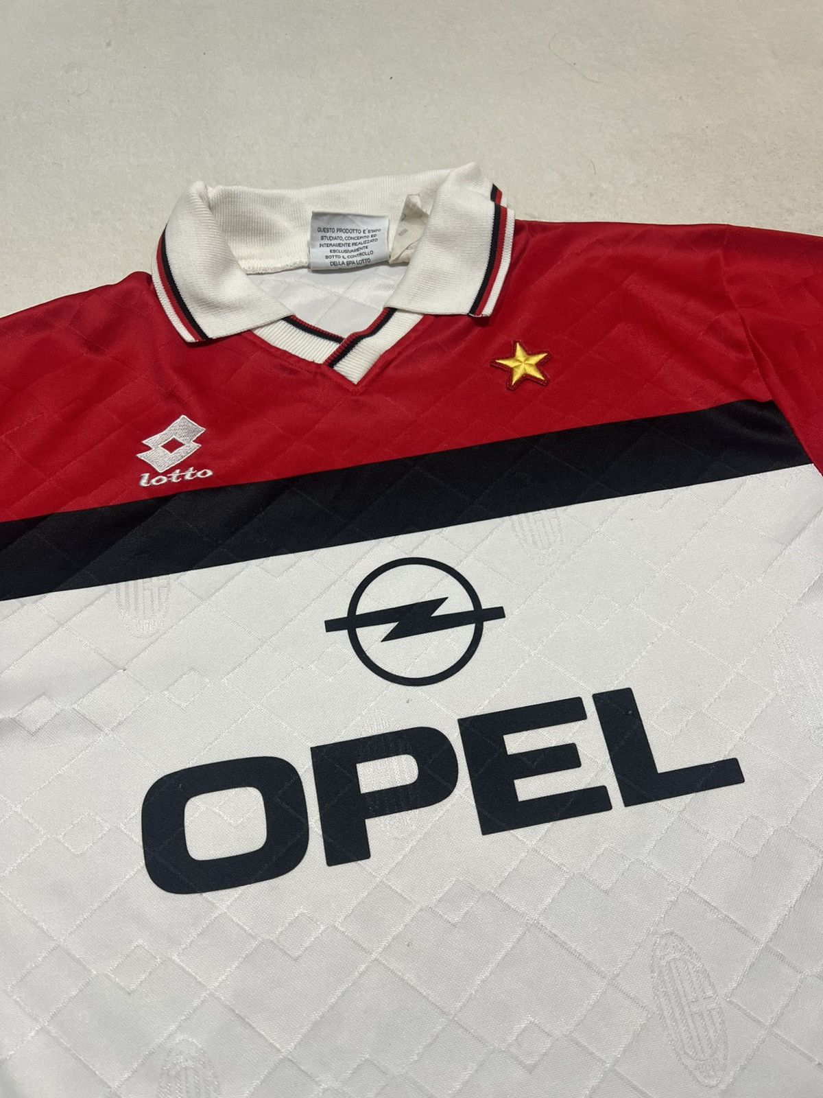 Lotto Sport Ac Milan 1994-95 Lotto Away Longsleeve Jersey Size US L / EU 52-54 / 3 - 2 Thumbnail