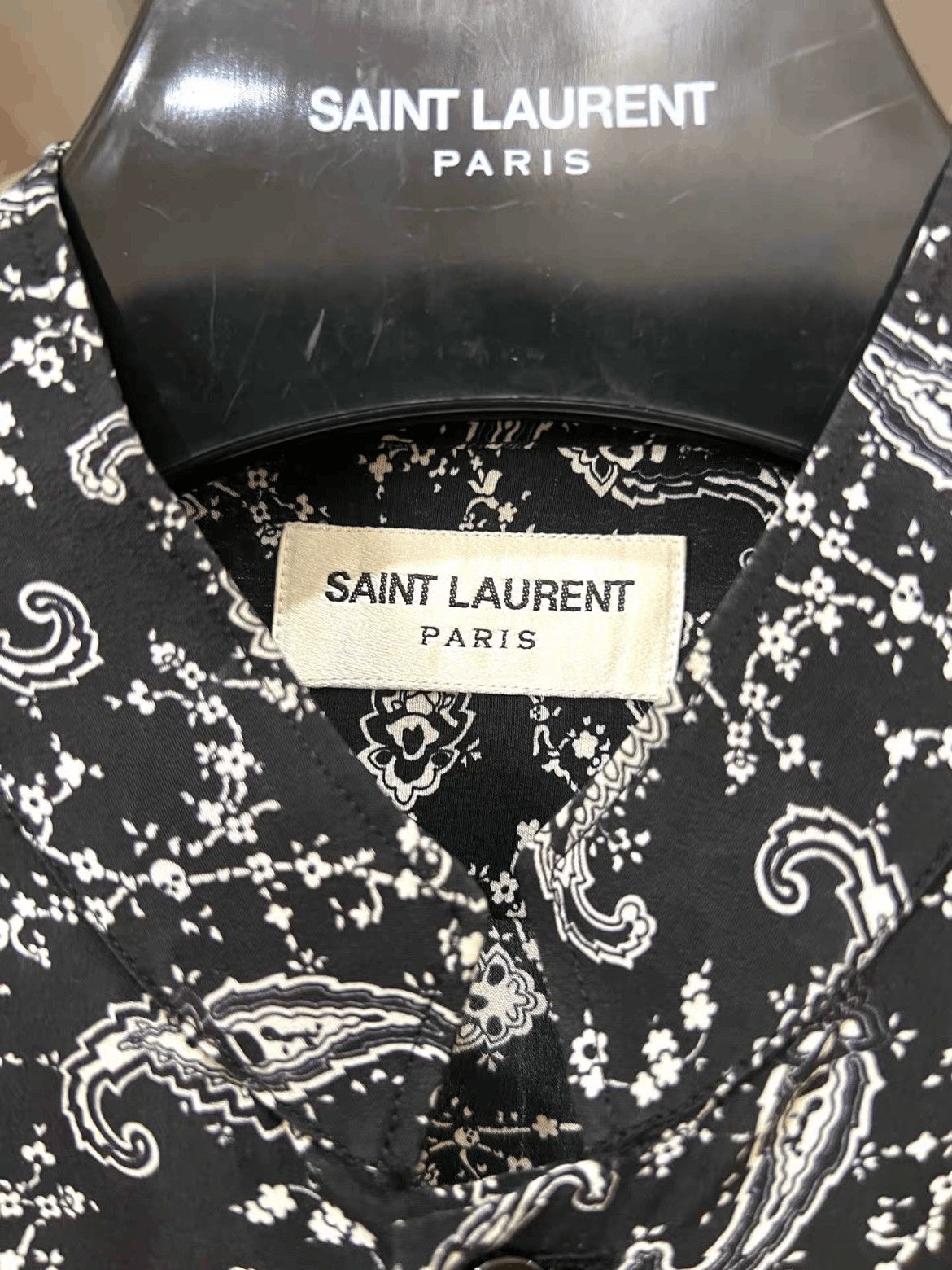Saint Laurent Paris Saint Laurent Paris Sz 39 Saint Laurent Paris 15SS Bandann Size US M / EU 48-50 / 2 - 3 Thumbnail