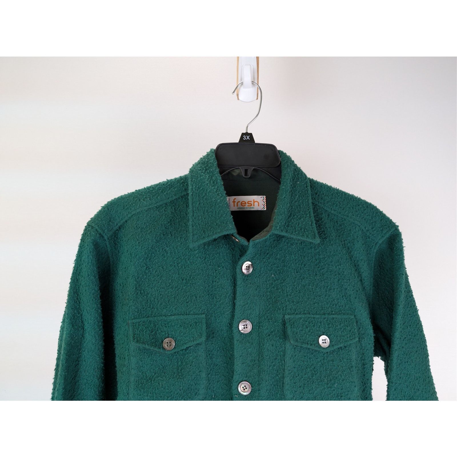 Other o1rshd1 CC20 Fresh Casentino Wool Overshirt Shirt in green Size US M / EU 48-50 / 2 - 3 Thumbnail
