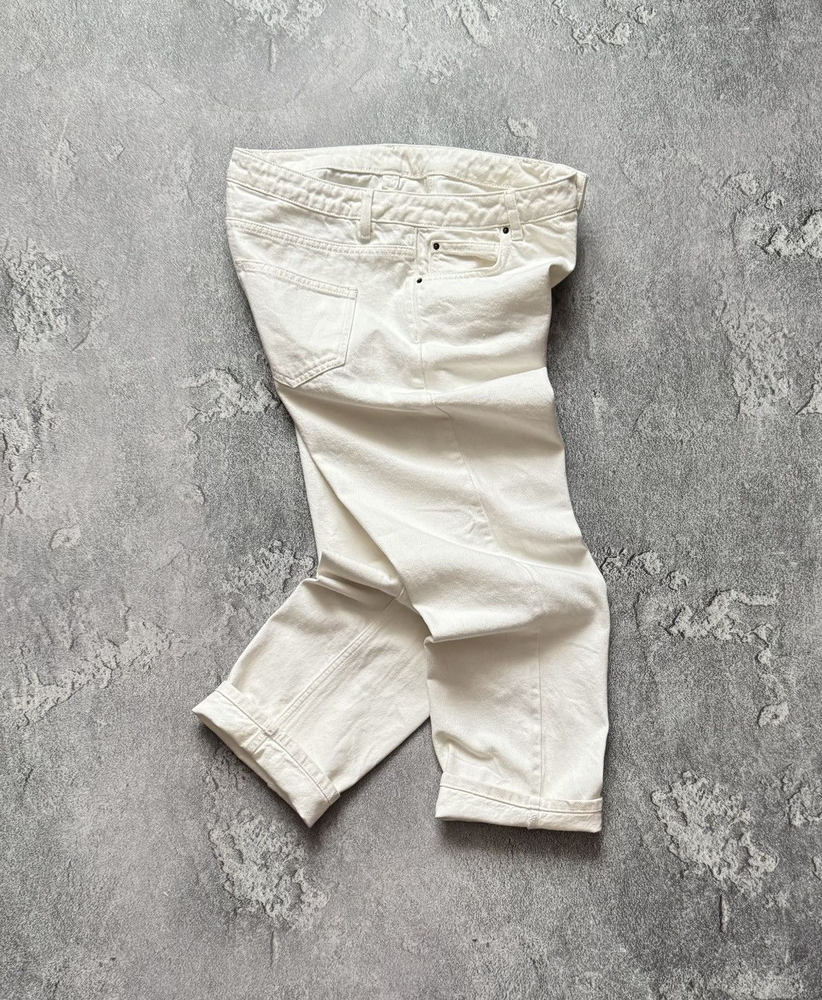 ba&sh BA&SH 3 Wmns white Jean pant trouser chino Size 26" / US 2 / IT 38 - 1 Thumbnail