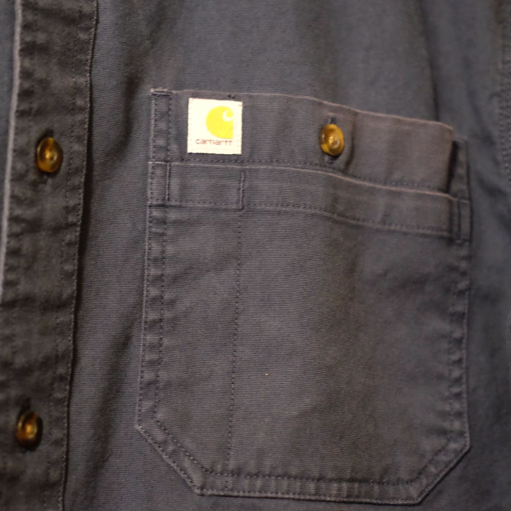 Carhartt Carhartt Shirt Blue Relaxed Fit Button-Down Men's L Size US L / EU 52-54 / 3 - 5 Thumbnail