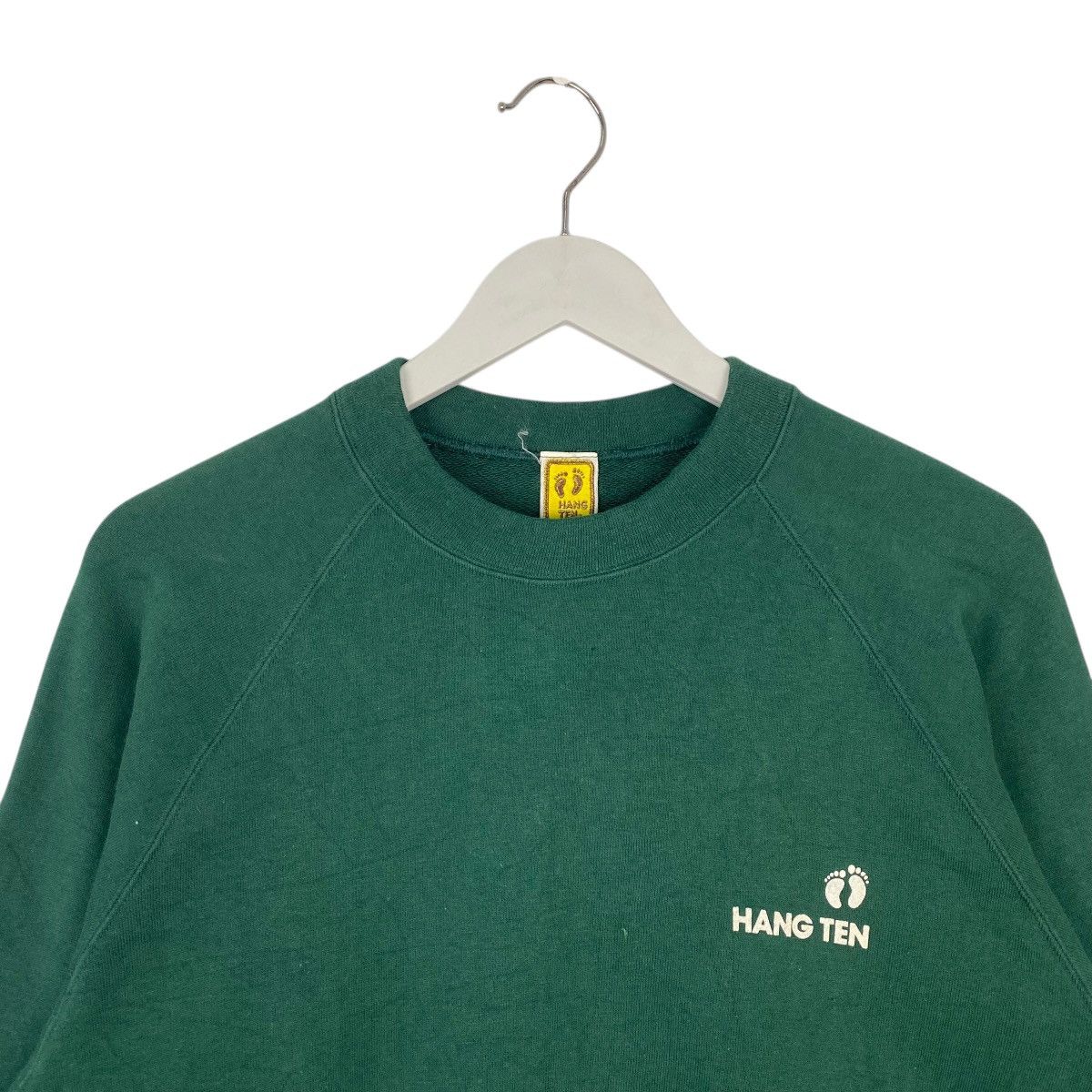 Other Vintage Hang Ten Surf Sweatshirt Crewneck Green Size L Size US L / EU 52-54 / 3 - 4 Thumbnail