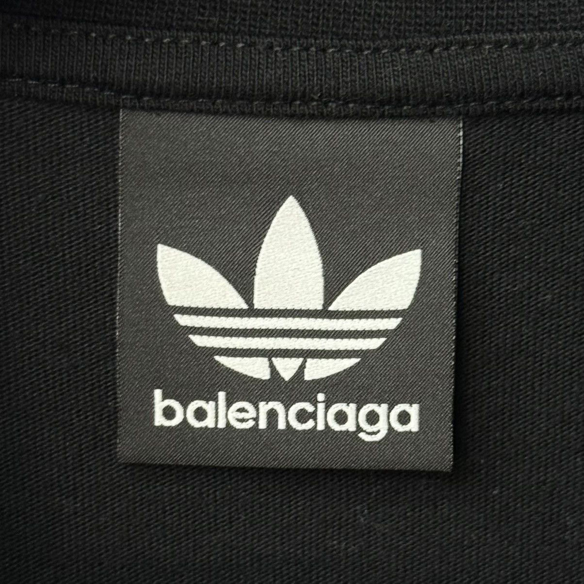 Adidas × Balenciaga Balenciaga x Adidas Striped Long Sleeve T-Shirt Size US L / EU 52-54 / 3 - 3 Thumbnail