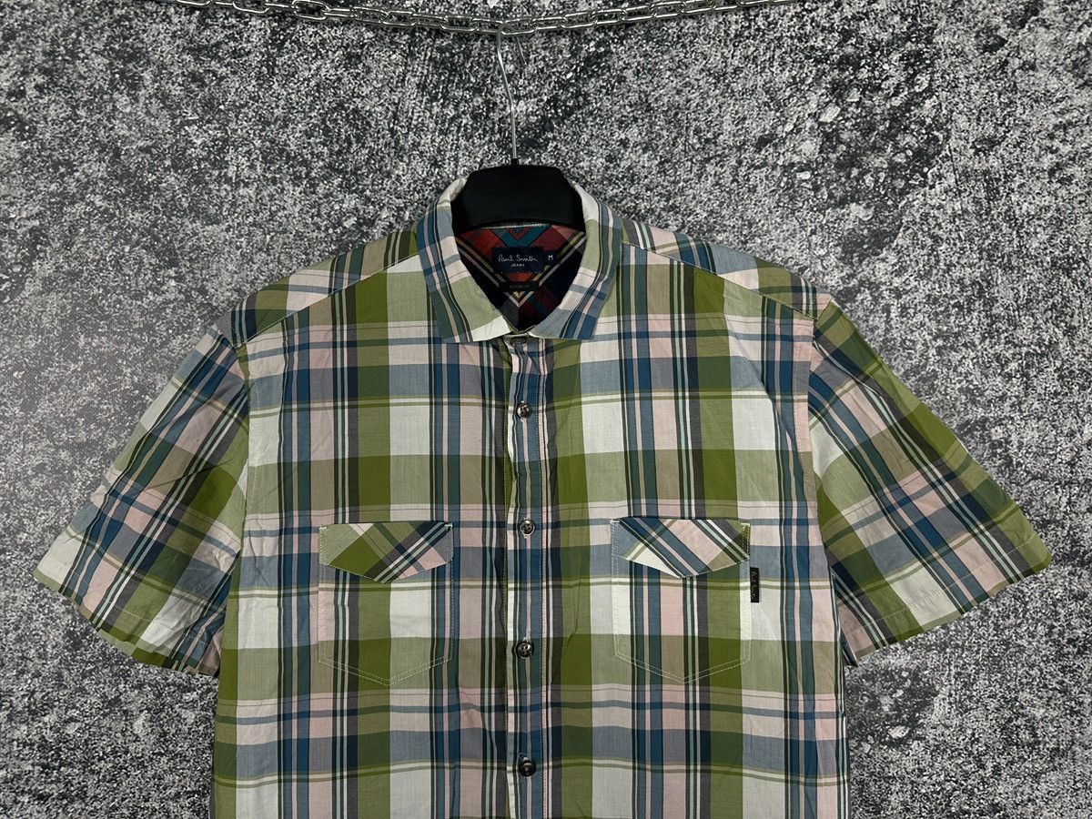 Paul Smith Men’s Paul Smith Jeans Short Sleeve Shirt Button Up Size M Size US M / EU 48-50 / 2 - 2 Thumbnail