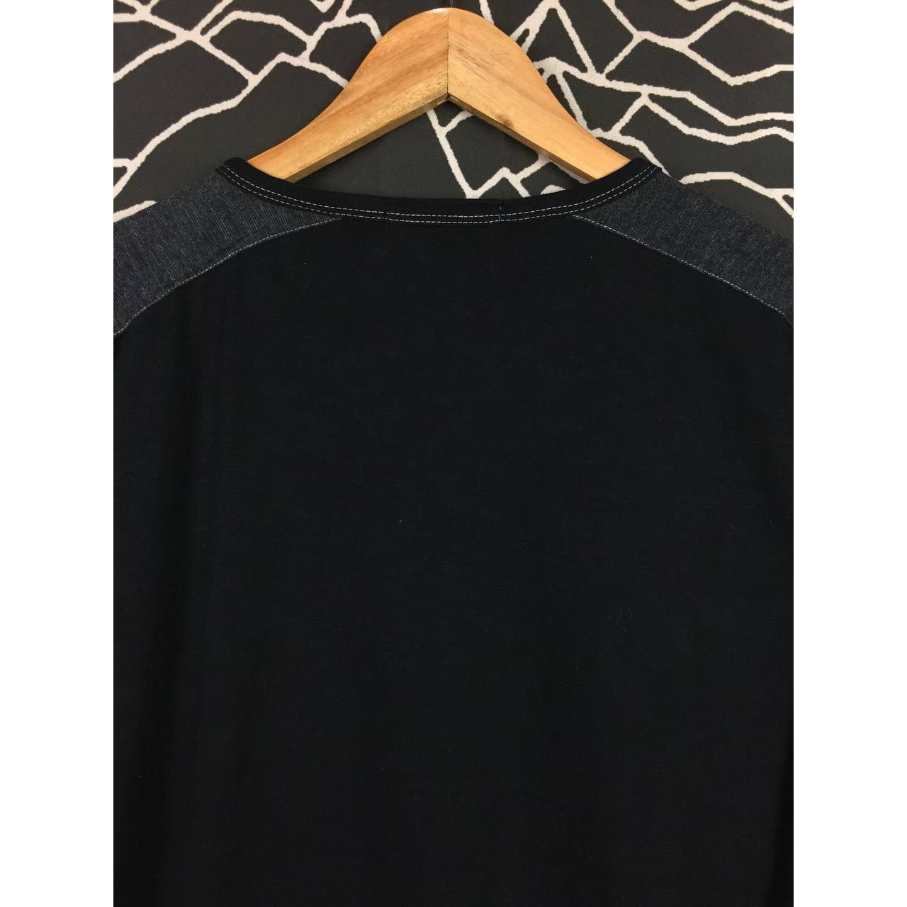Vintage Distressed Michael Brandon Split V Neck Longsleeve Tee Size US L / EU 52-54 / 3 - 12 Thumbnail