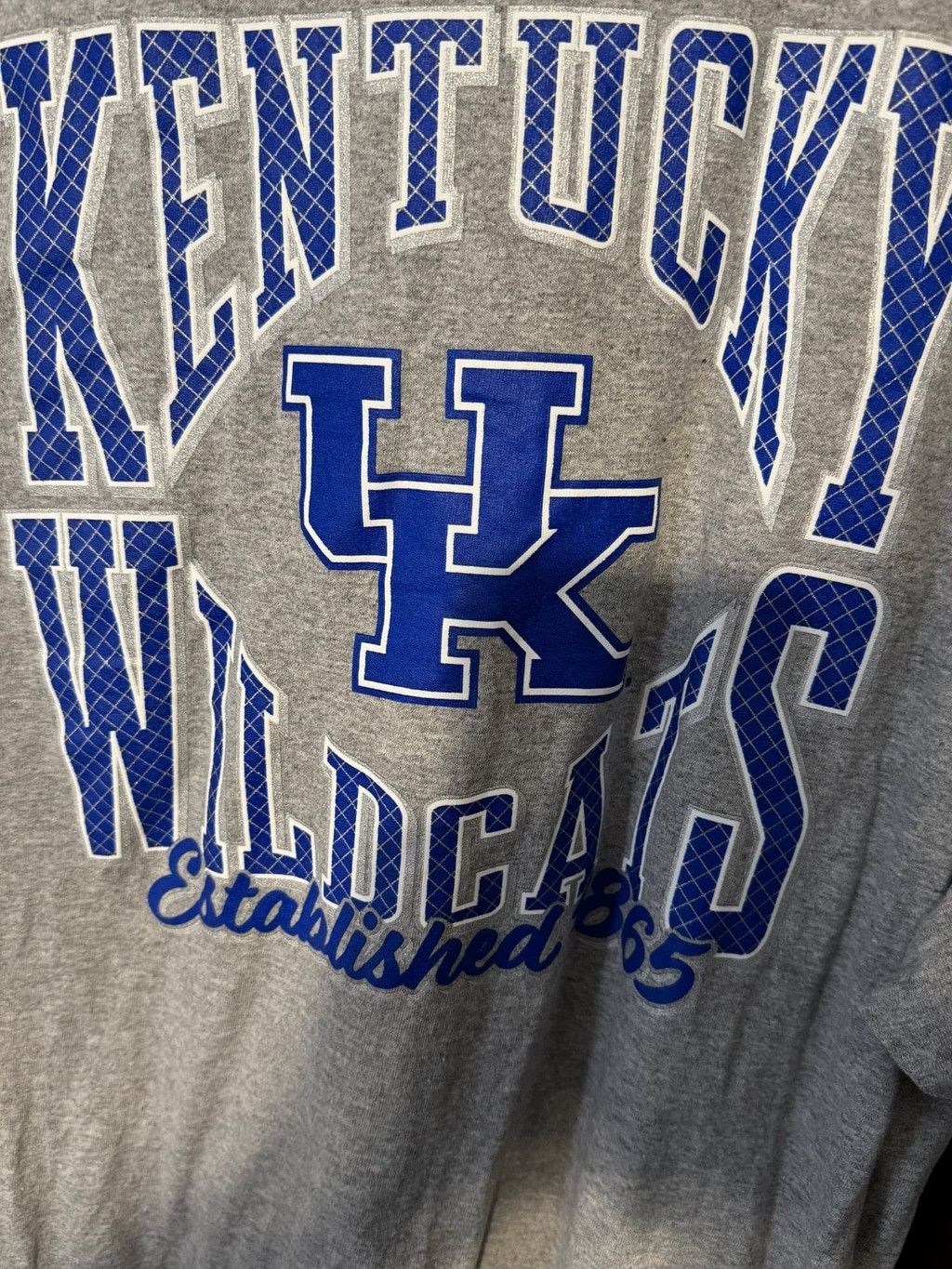 NCAA Kentucky Wildcats Short Sleeve T-Shirt Men Size 2XL Gray Size US XXL / EU 58 / 5 - 4 Thumbnail