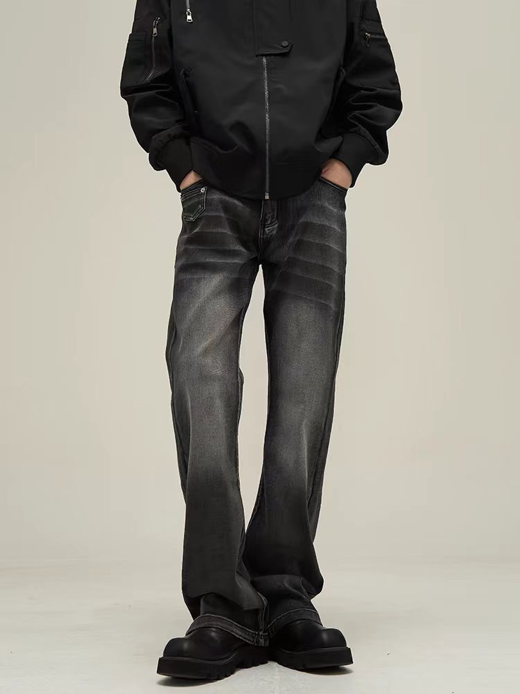 Japanese Brand × Jean Vintage washed street micro flare jeans Size US 32 / EU 48 - 2 Thumbnail