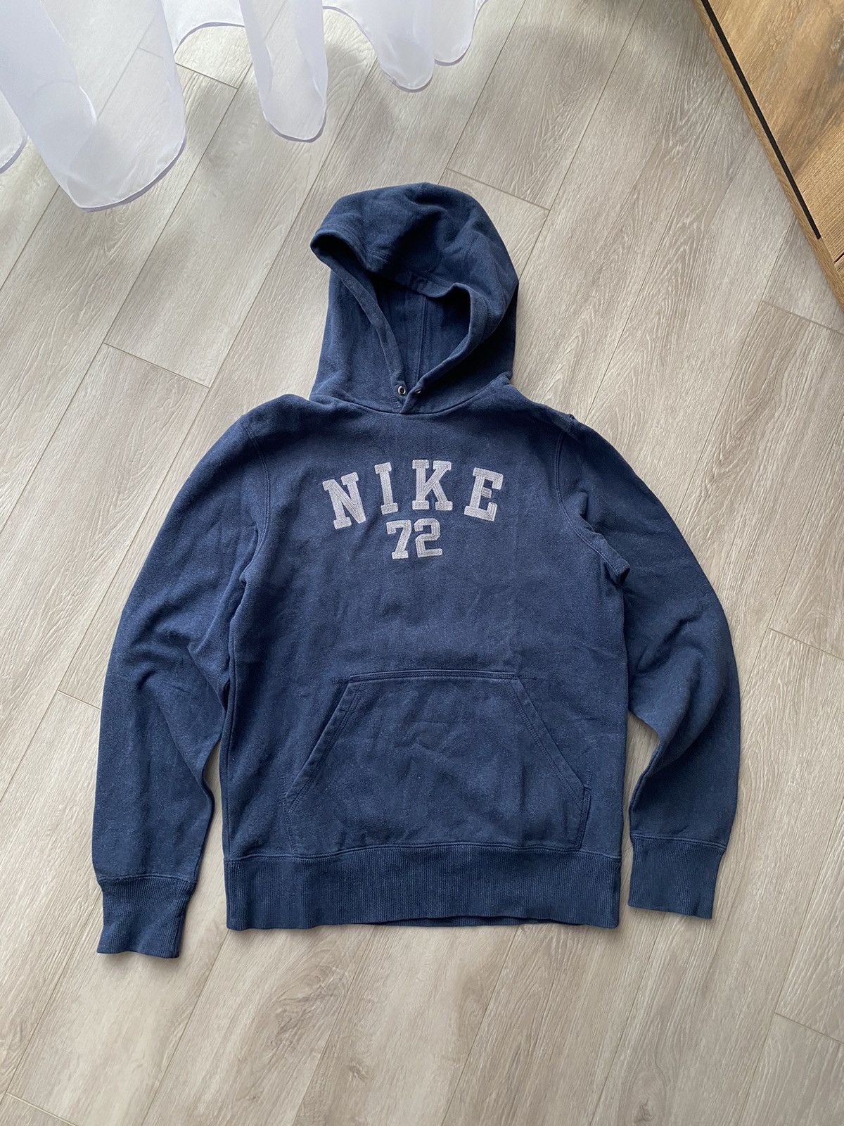 Nike Nike 72 Hoodie Big Logo Vintage Size US S / EU 44-46 / 1 - 1 Thumbnail