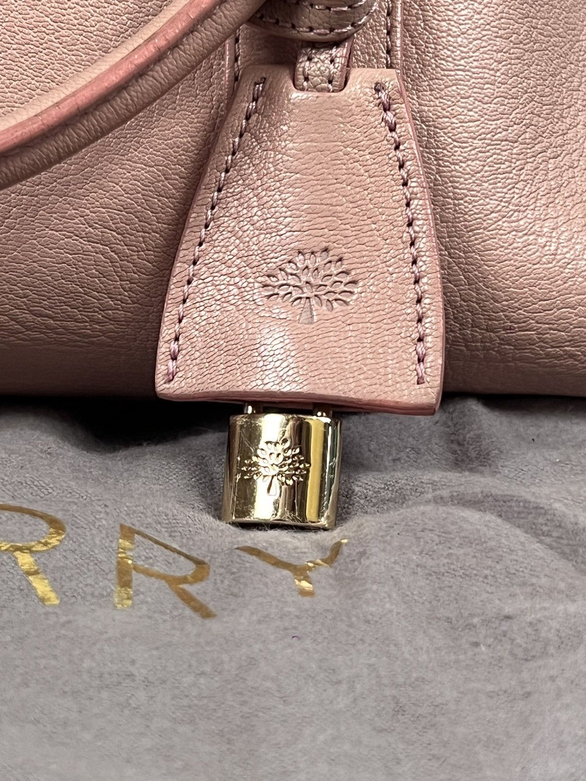Mulberry Mulberry Bayswater Pink Leather Top Handle Bag –Made England Size ONE SIZE - 11 Thumbnail