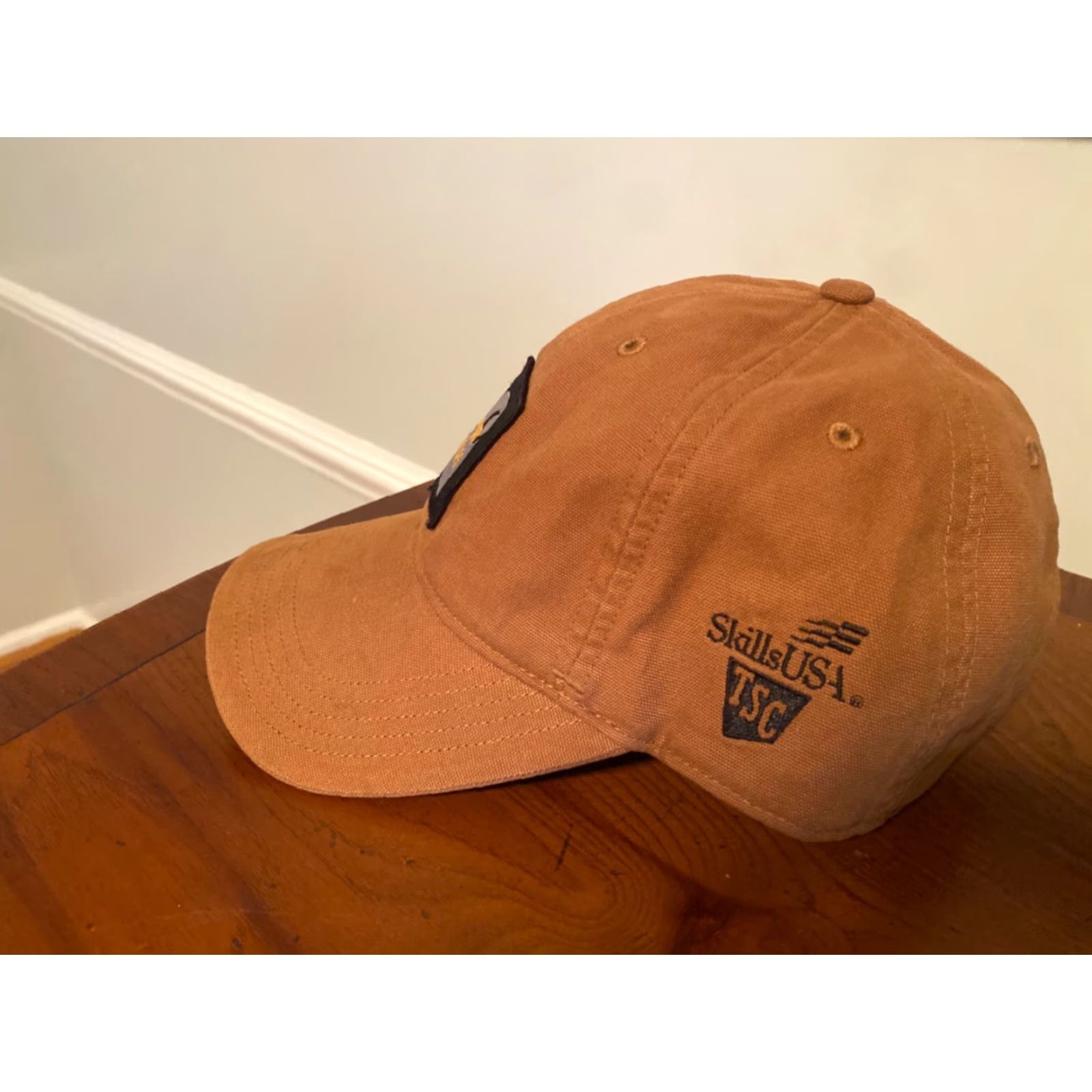 Carhartt Carhartt Support The Trades TSC Skills USA Adjustable Brown Canvas Hat Cap New Size ONE SIZE - 2 Thumbnail