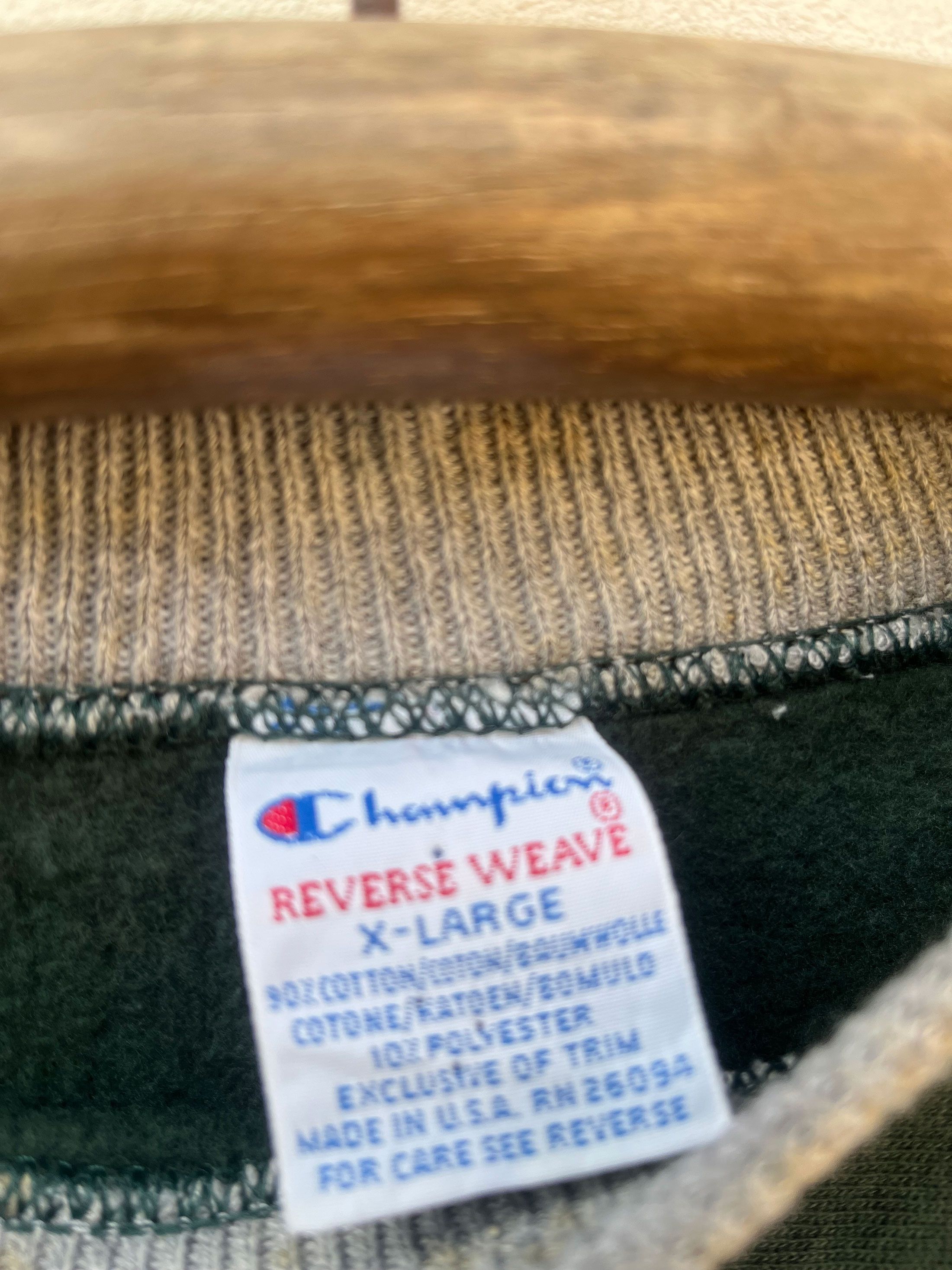 Champion Vintage Champion reverse Weave Pull Over Sweater 80s 90s Size US L / EU 52-54 / 3 - 3 Thumbnail