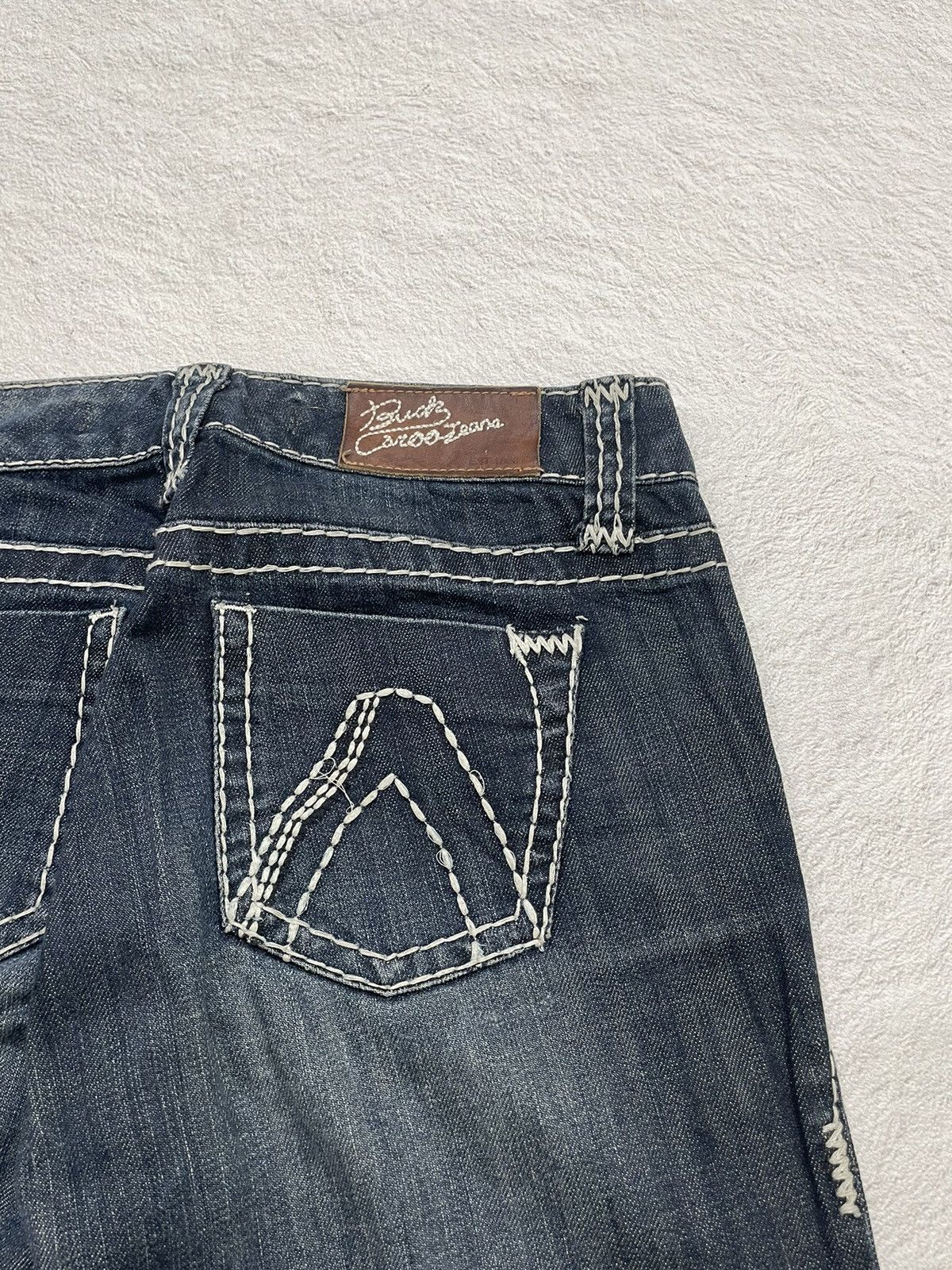 If Six Was Nine 2000s Buckaro Denim Stonewash Size US 27 - 7 Thumbnail
