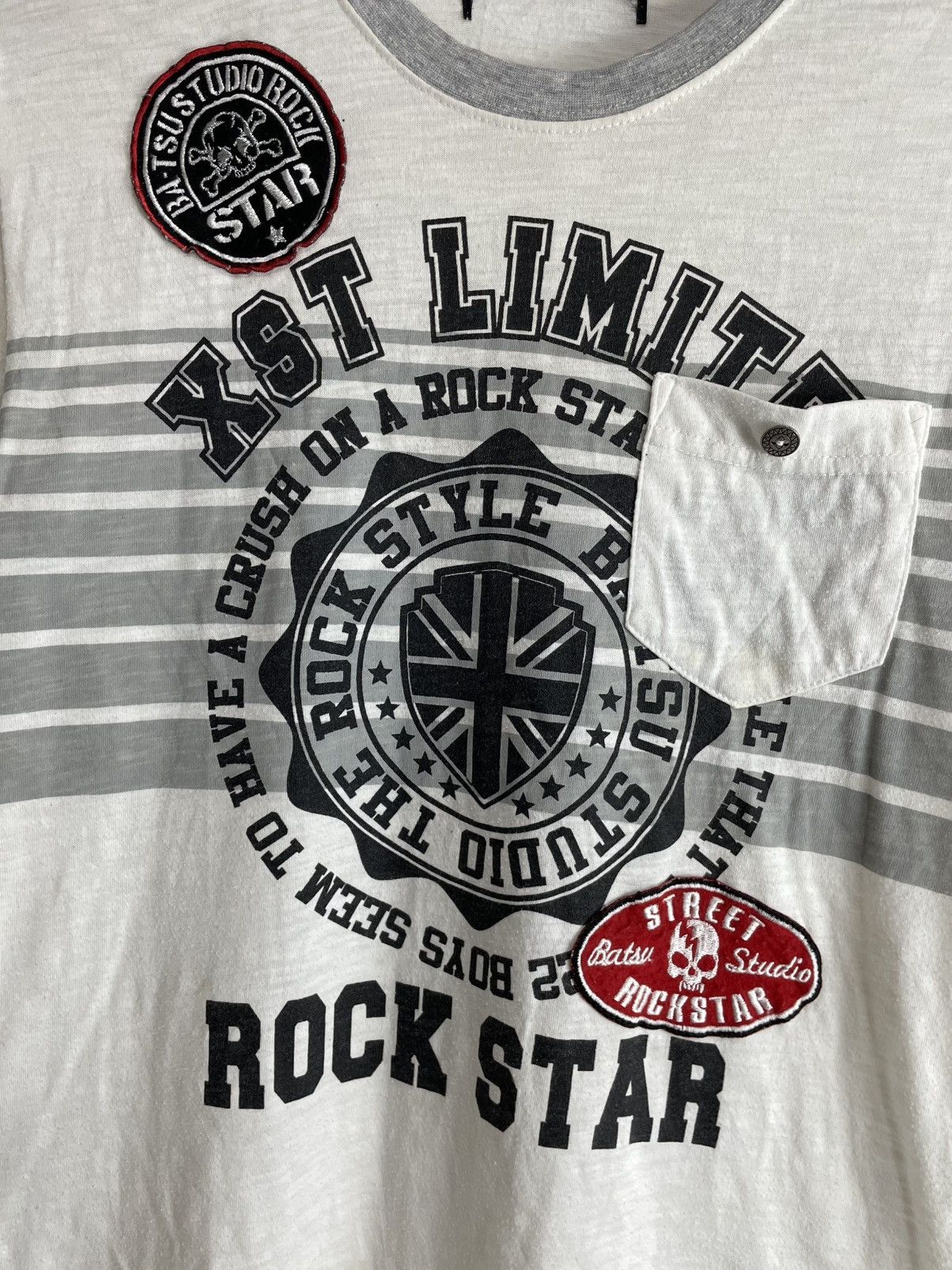 Hysteric Glamour Poem Punk Roc stark Tee Batsu Studio japan Size S / US 4 / IT 40 - 2 Thumbnail