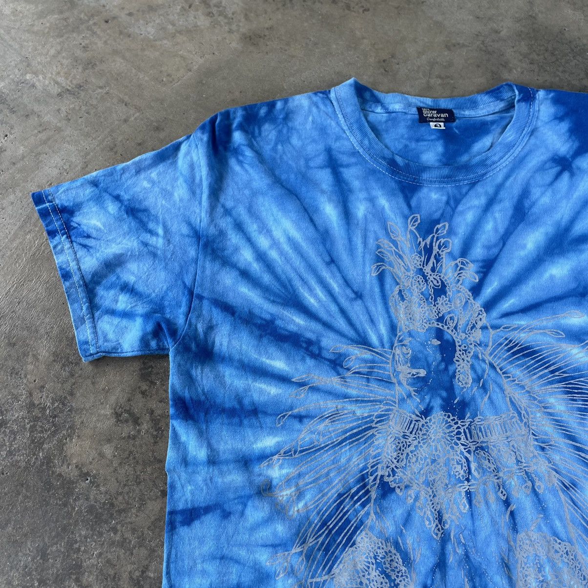 Japanese Brand × Vintage × go slow caravan 🔥🔥🇯🇵Go Slow Caravan Apache Indian Big Logo Design Tye Dye Tee Size US M / EU 48-50 / 2 - 7 Thumbnail