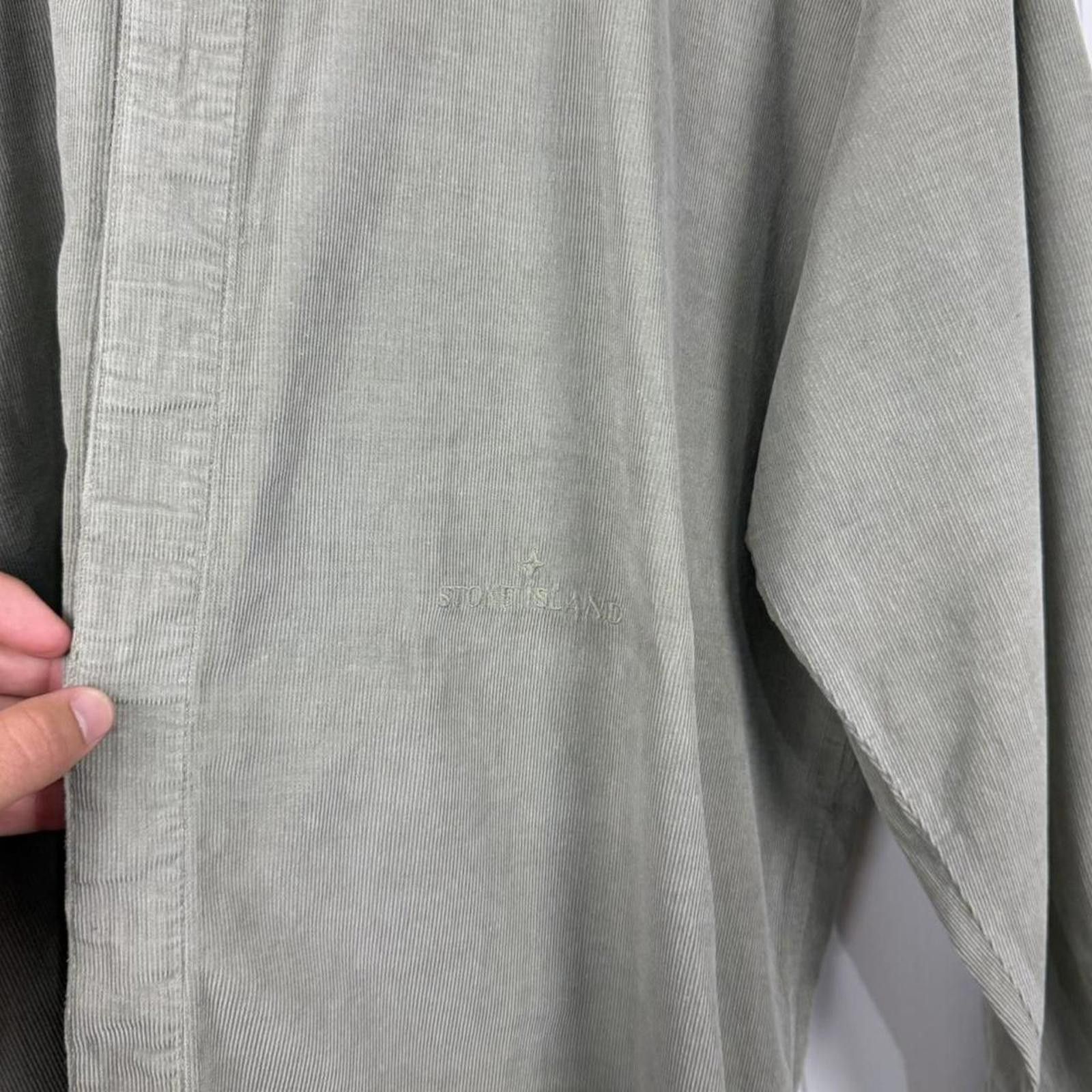 Stone Island 1997 Stone Island Corduroy Shirt Size US XL / EU 56 / 4 - 3 Thumbnail