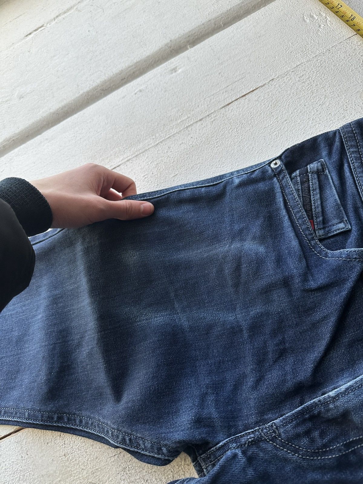 Diesel 🚨 RARE DIESEL MEN DENIM JEANS AVANT GARDE IFSIXWASNINE Y2K Size US 31 - 5 Thumbnail