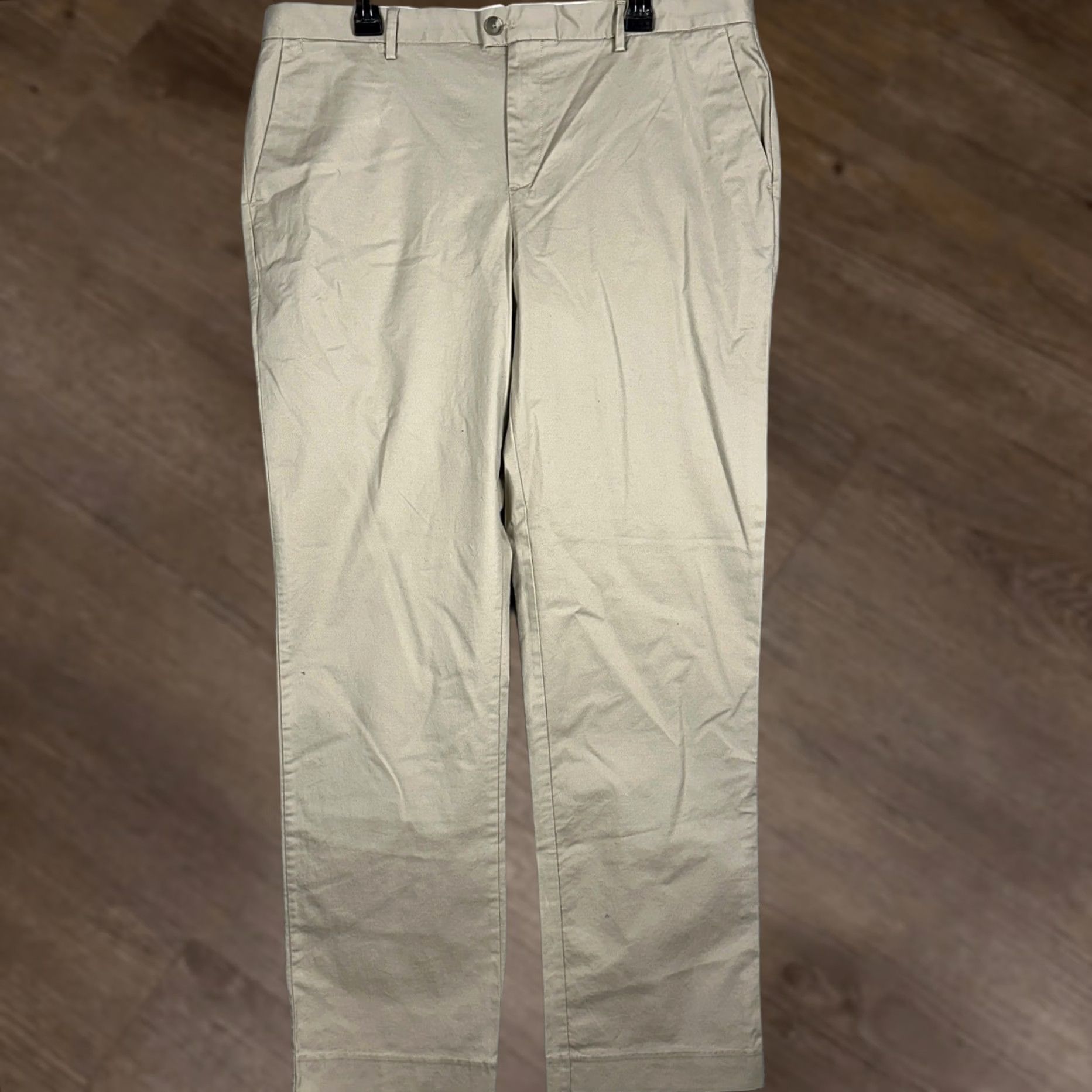 Calvin Klein Calvin Klein Refined Stretch Chino Pants Mens 38X32 Beige Taupe Slim Fit Business Casual shirts? Size US 38 / EU 54 - 1 Thumbnail