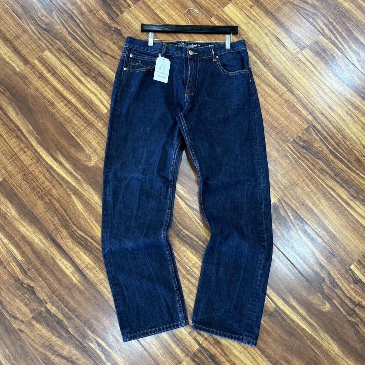 LRG × Vintage Vintage Y2K Baggy Dark Wash LRG Skater Style Jeans Size US 36 / EU 52 - 1 Thumbnail