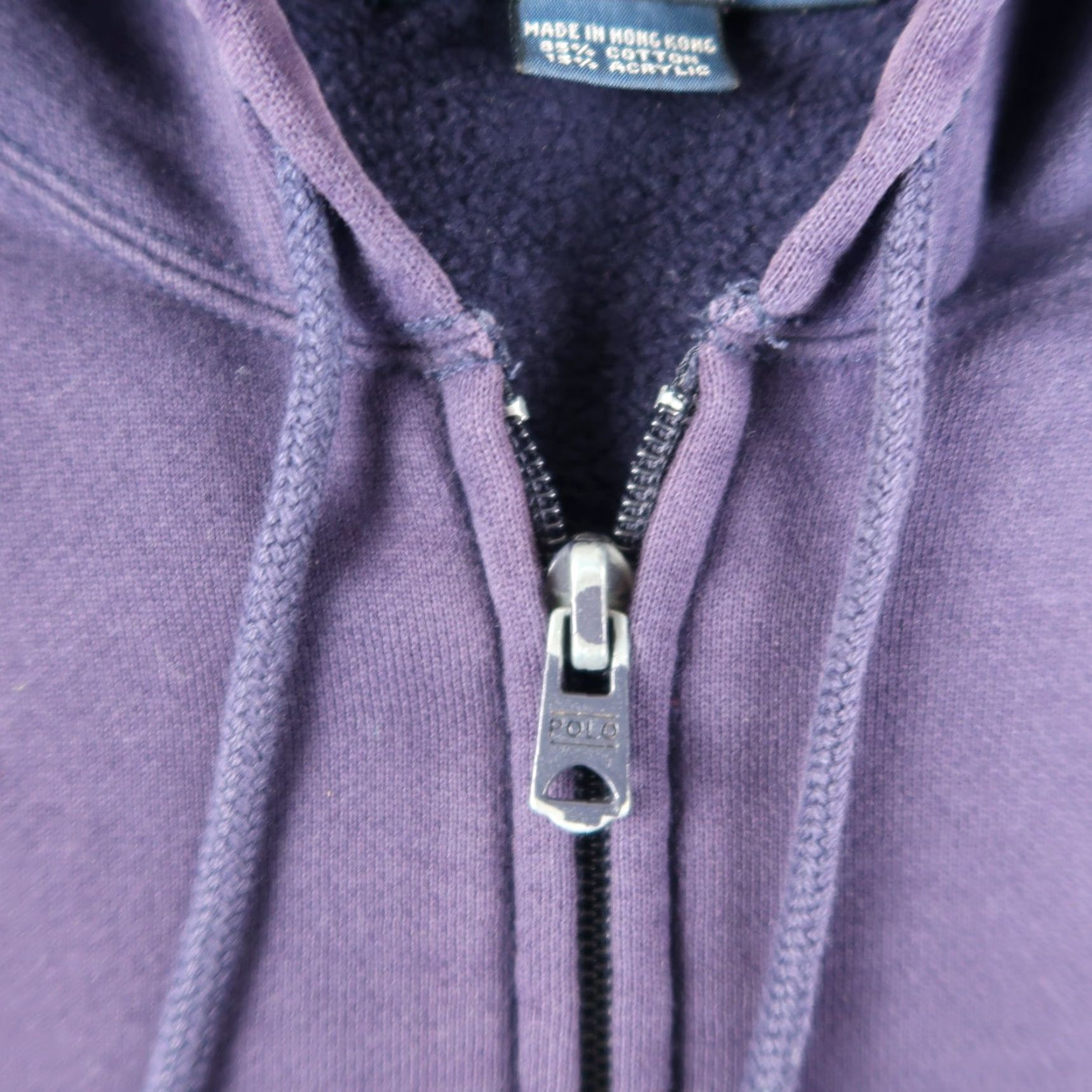 Polo Ralph Lauren VINTAGE Polo Ralph Lauren Hoodie Blue Zip Up Hooded 90s Logo Embroidered Crew Neck Men’s L Large Size Size US L / EU 52-54 / 3 - 6 Thumbnail